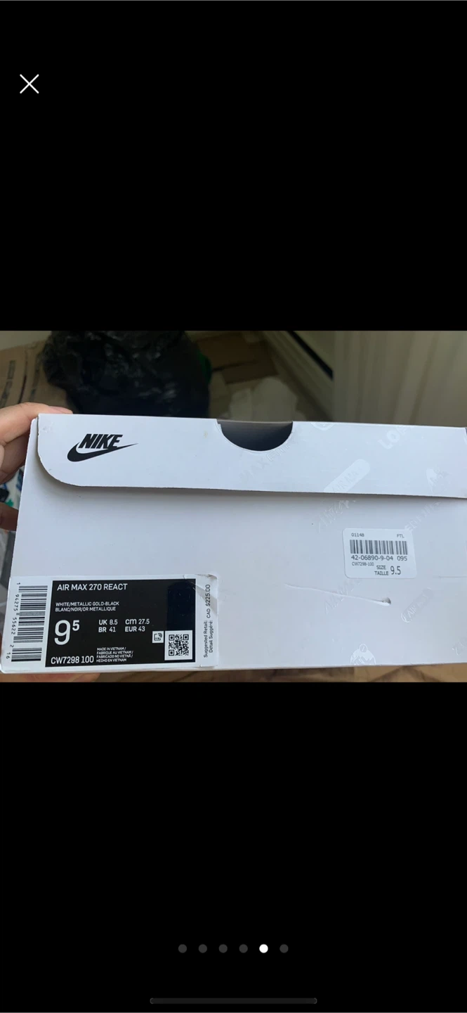 Nike Air Max 270 React Men's Shoes - photo 3
