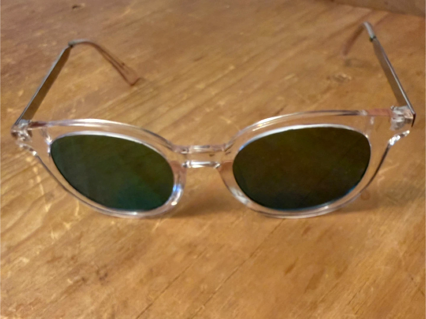 Oscar Dela Renta Clear Frame Round Sunglasses - photo 2