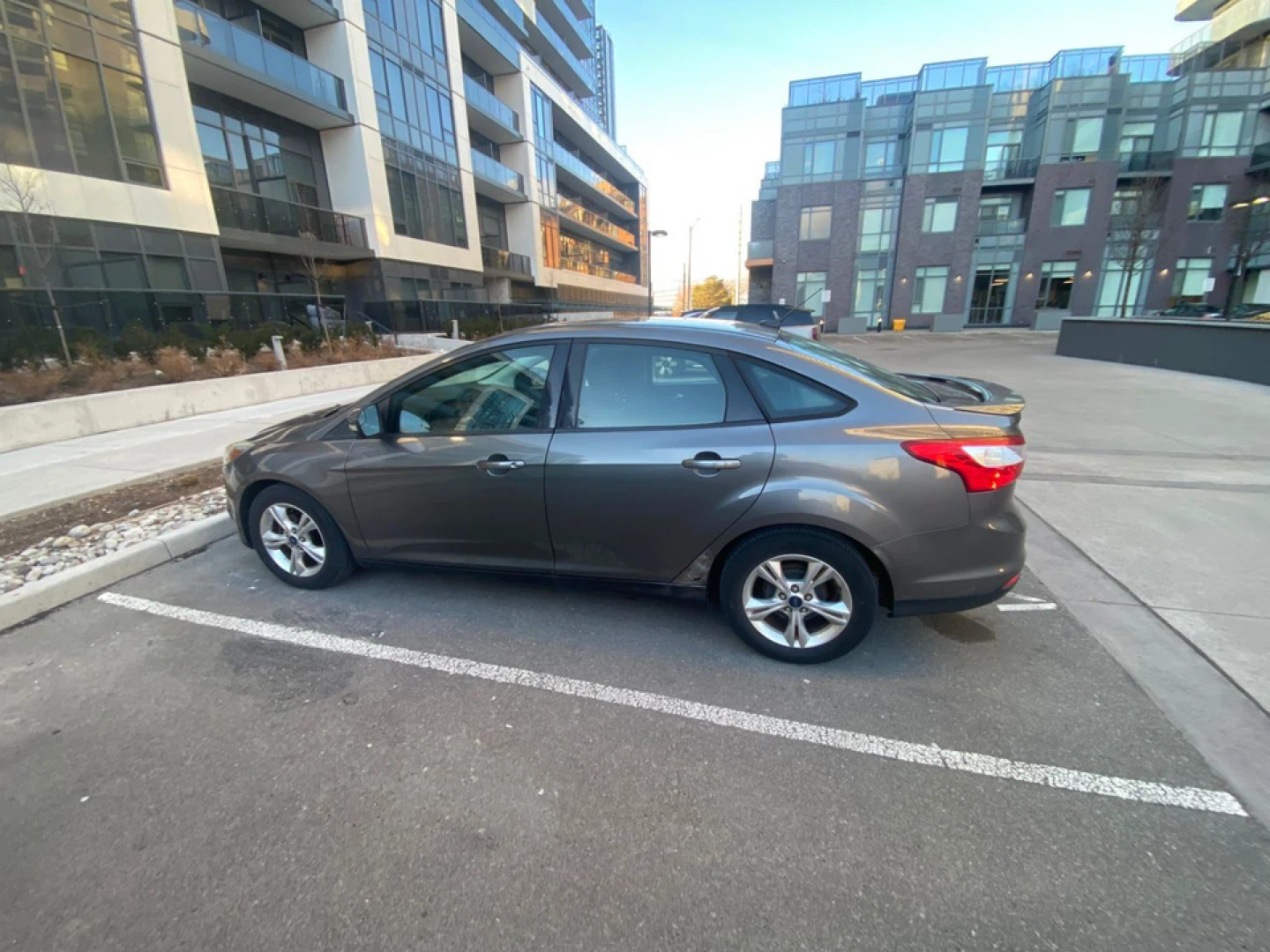 Grey Ford Focus Sedan