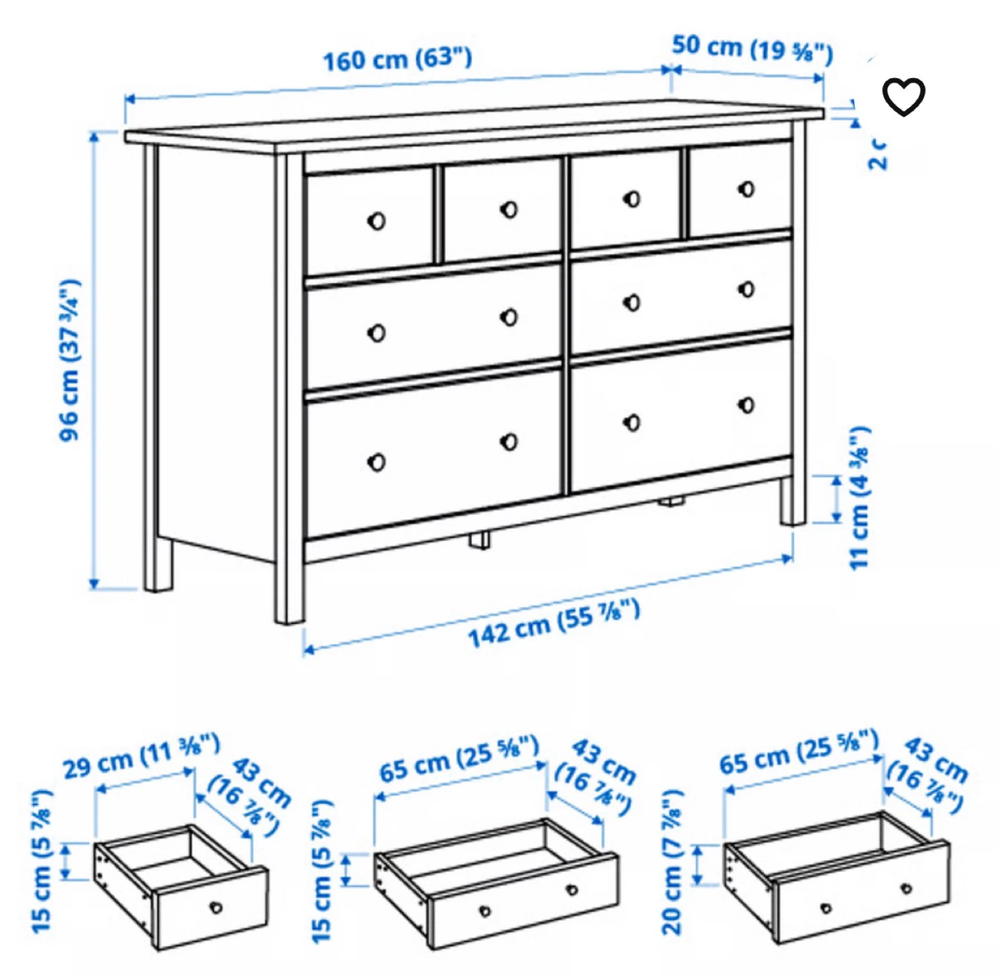 White Bedroom Furniture Set with Bed, Dresser, and Nightstand - photo 3