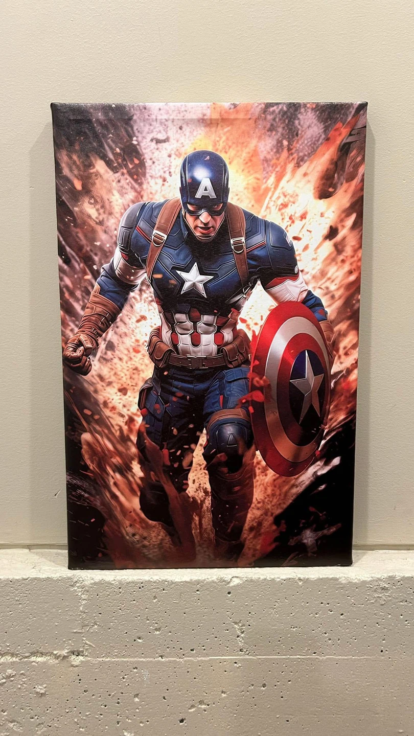 Captain America Canvas Print