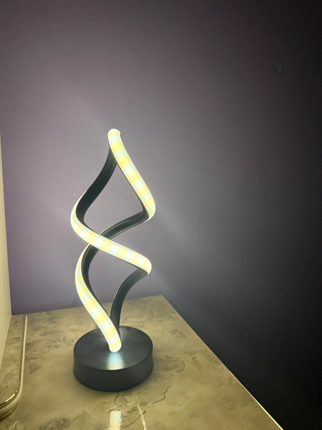 Modern LED Swirl Desk Lamp