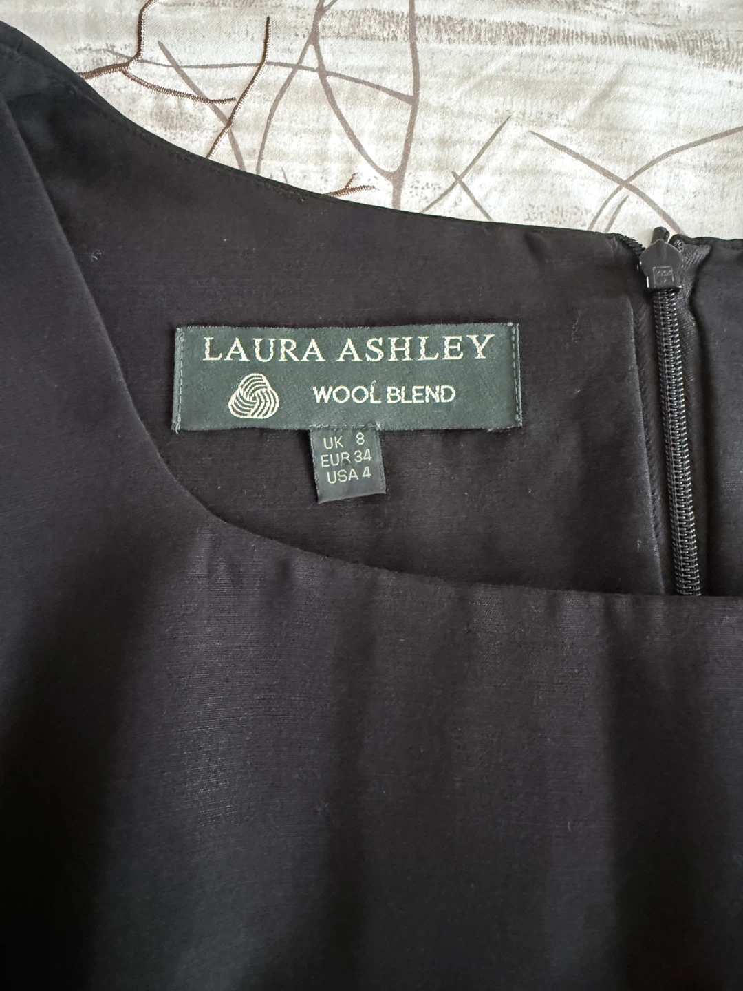 Laura Ashley Black Wool Blend  Dress - photo 3