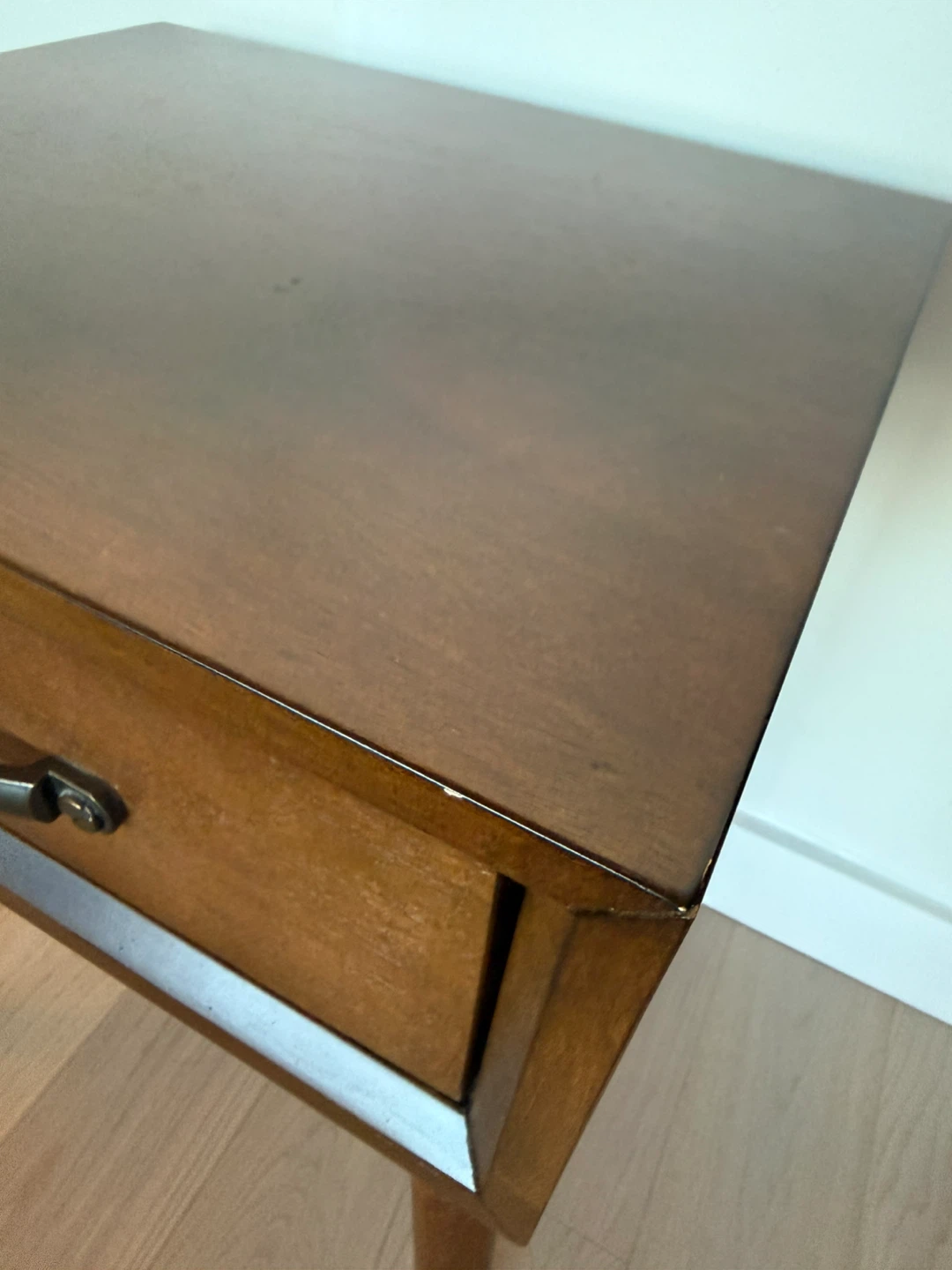 Mid-century style wooden nightstand/side table (MCM) - photo 3