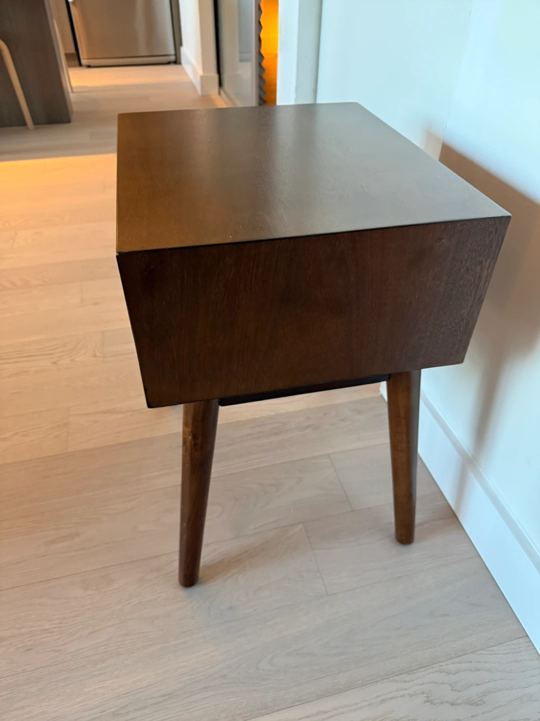 Mid-century style wooden nightstand/side table (MCM) - photo 4