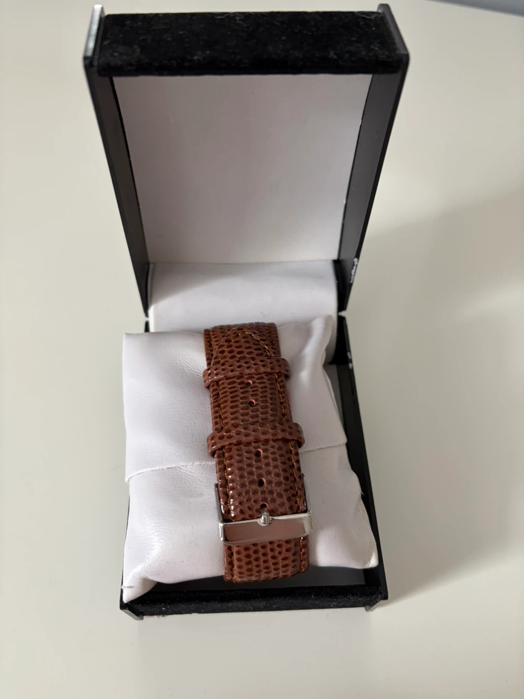 G&Q Women's Watch with Rhinestone Bezel and Brown Band - photo 2