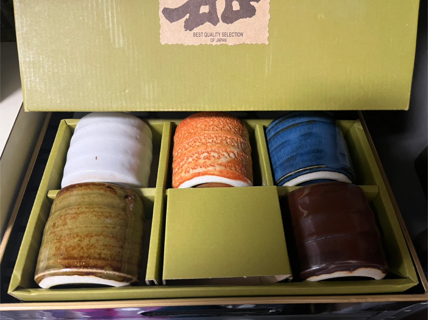 Great Gift - Set of 5 Japanese Ceramic Tea Cups - photo 2