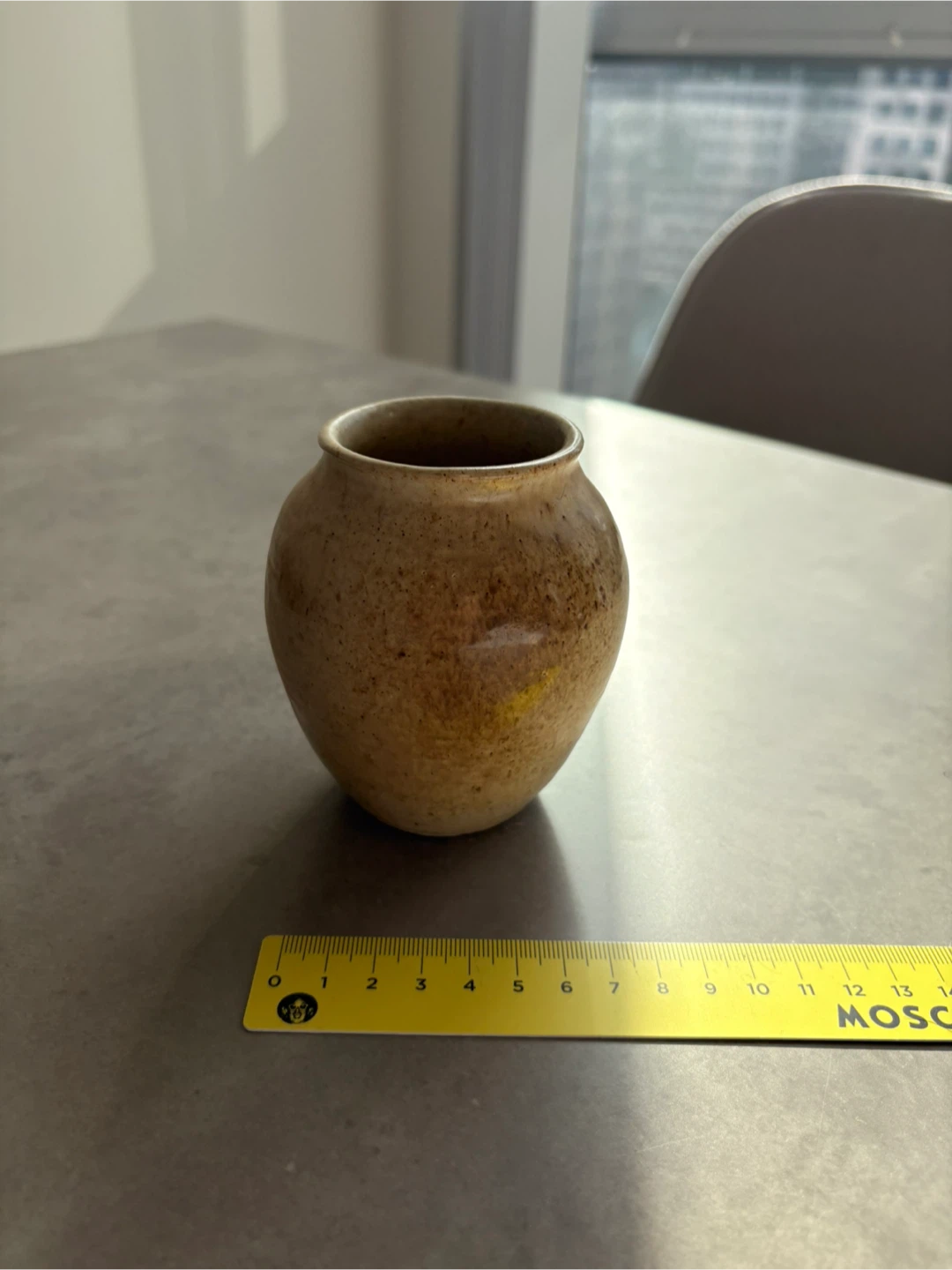 Small Handmade Pottery Vase – Warm Rustic Glaze - photo 2