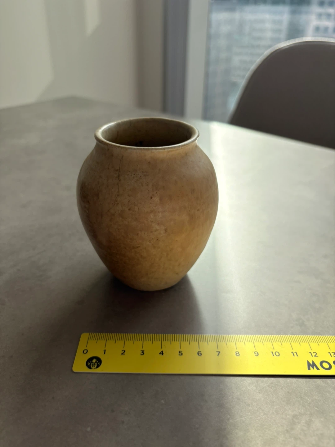 Small Handmade Pottery Vase – Warm Rustic Glaze - photo 3