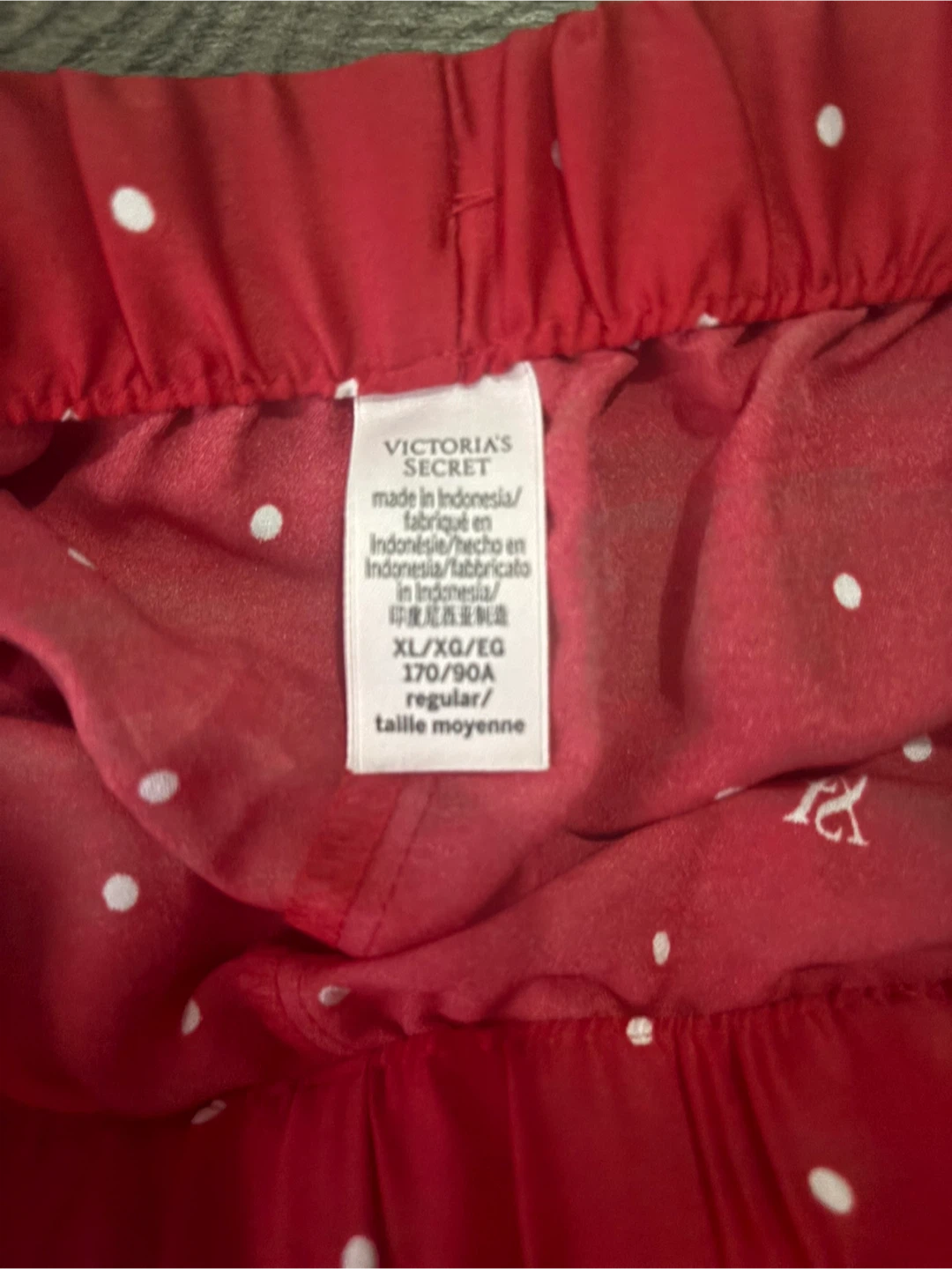 Victoria's Secret Red Polka Dot Pajama Set XL - photo 2