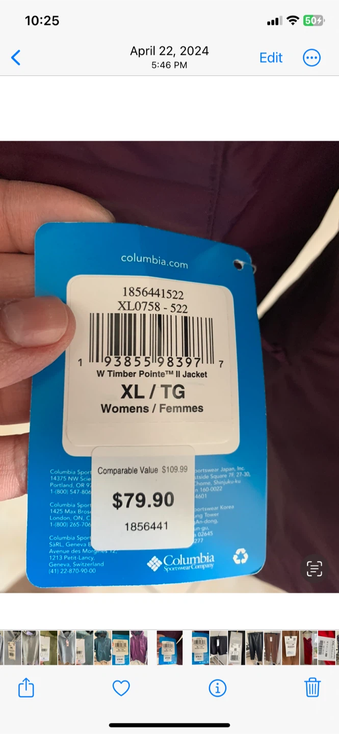 Columbia Women's W Timber Pointe II Jacket XL - photo 2