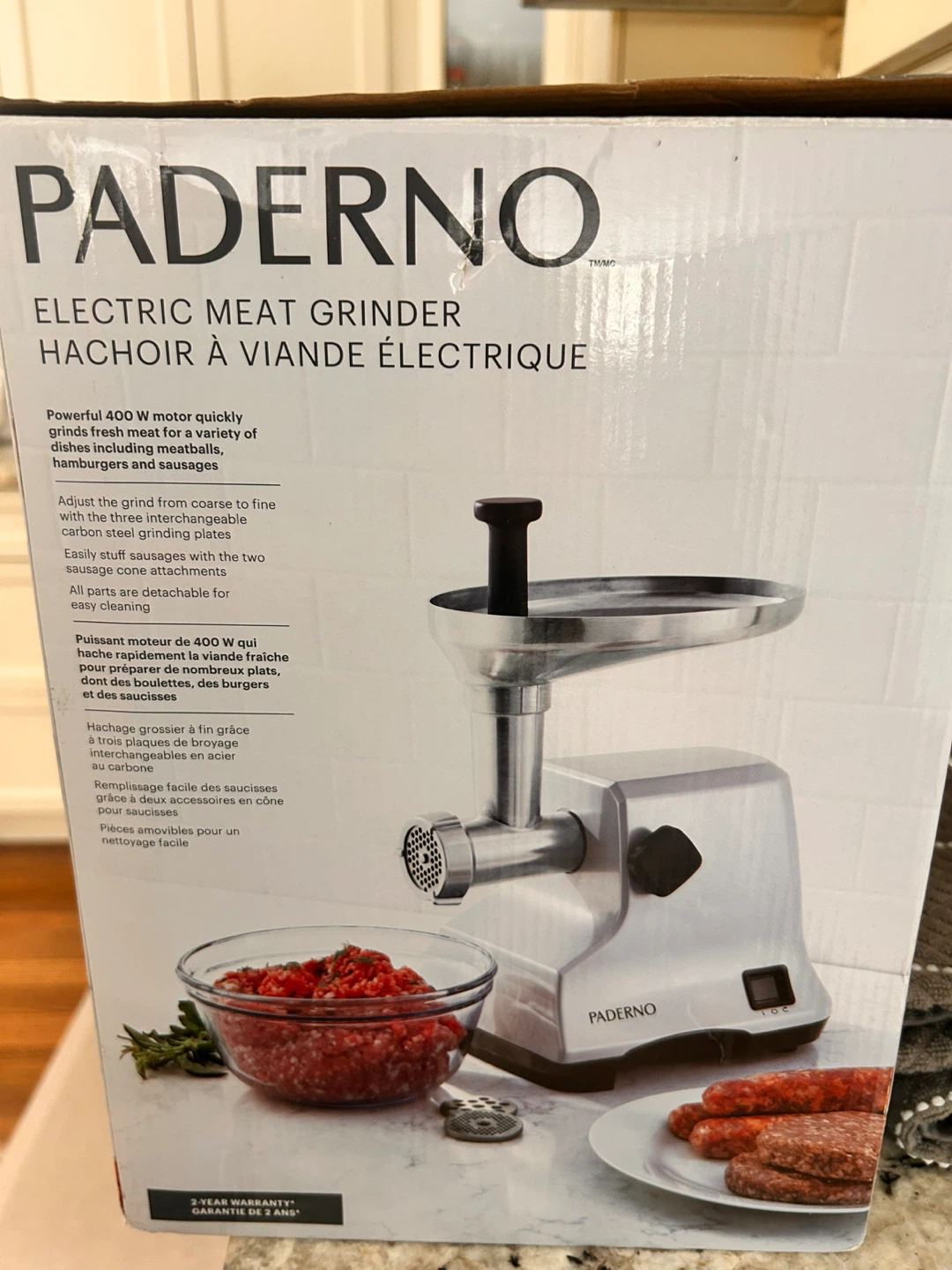 Paderno Electric Meat Grinder
