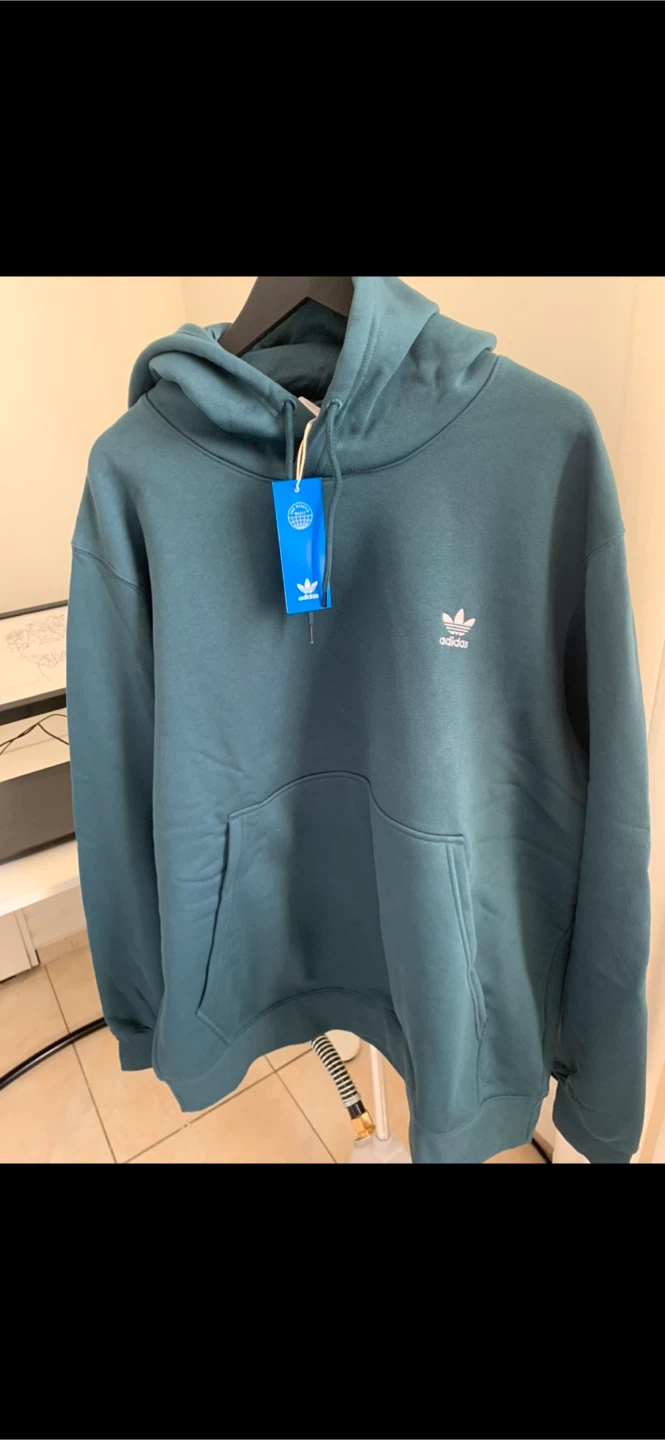 Adidas Essentials Hoodie and Pants Set - Teal - photo 2