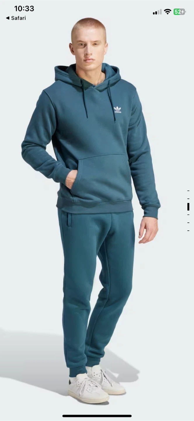 Adidas Essentials Hoodie and Pants Set - Teal