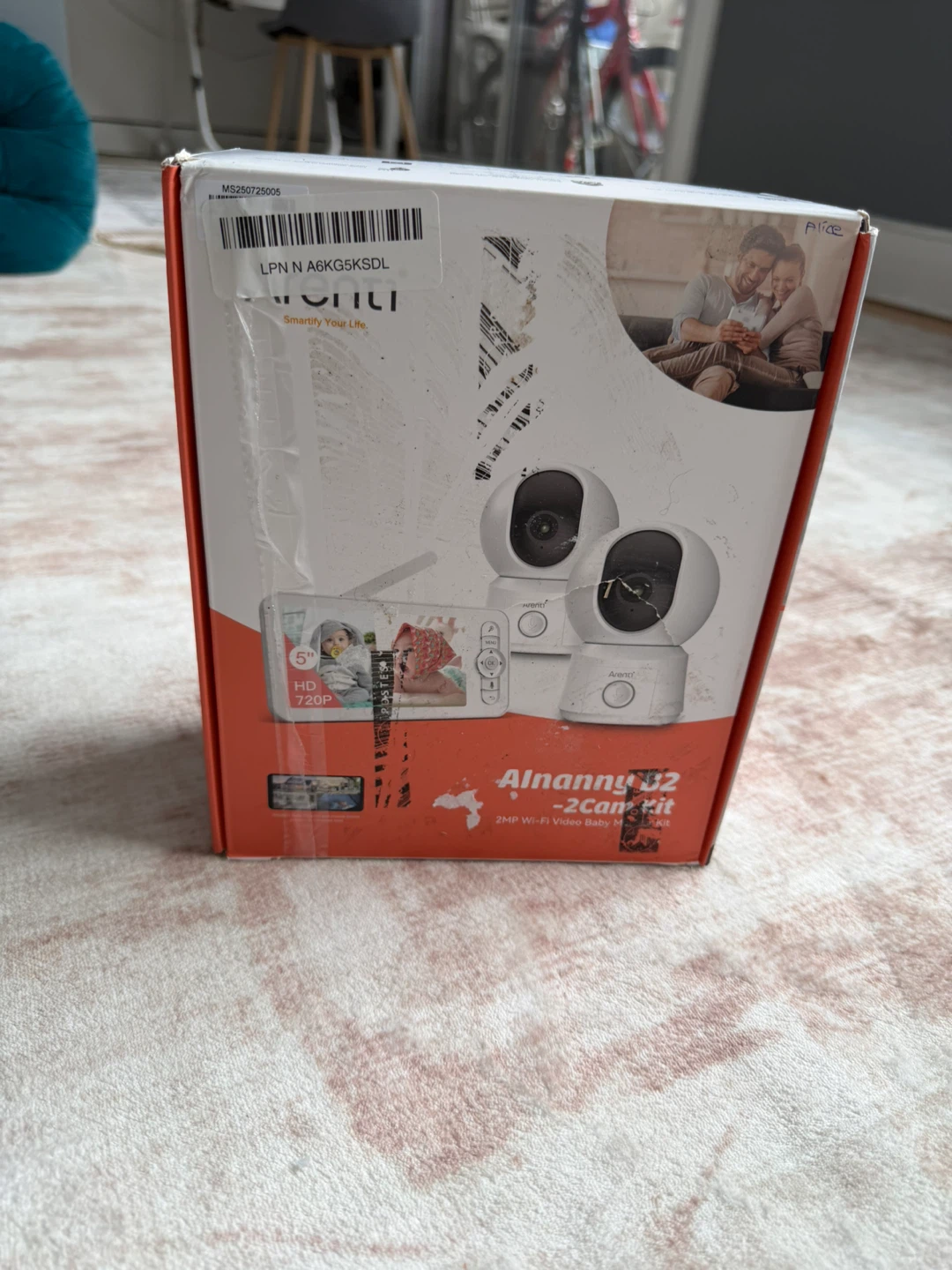 Ainannyy B2 Wi-Fi Video Baby Monitor 2-Camera Kit - photo 2