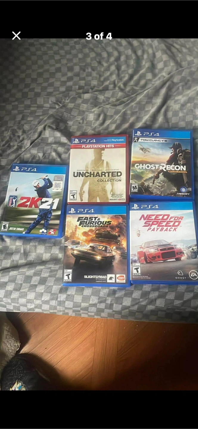 PS4 Video Game Bundle - Various Titles