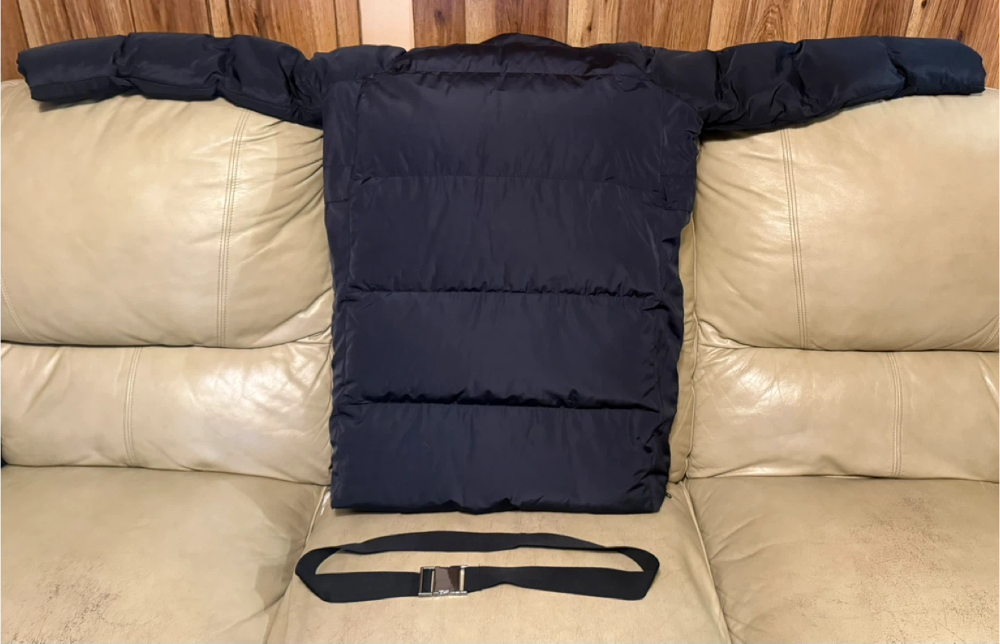 Fabletics Puffer Jacket with Belt, size L, $50 - photo 2