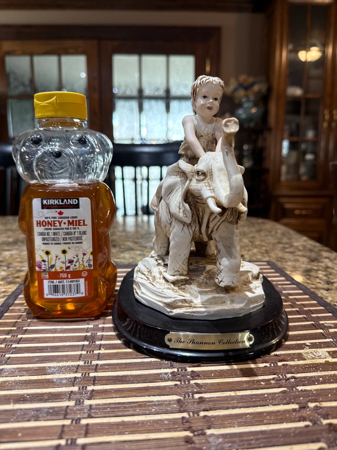 The Shannon Collection Figurine - Child Riding Elephant