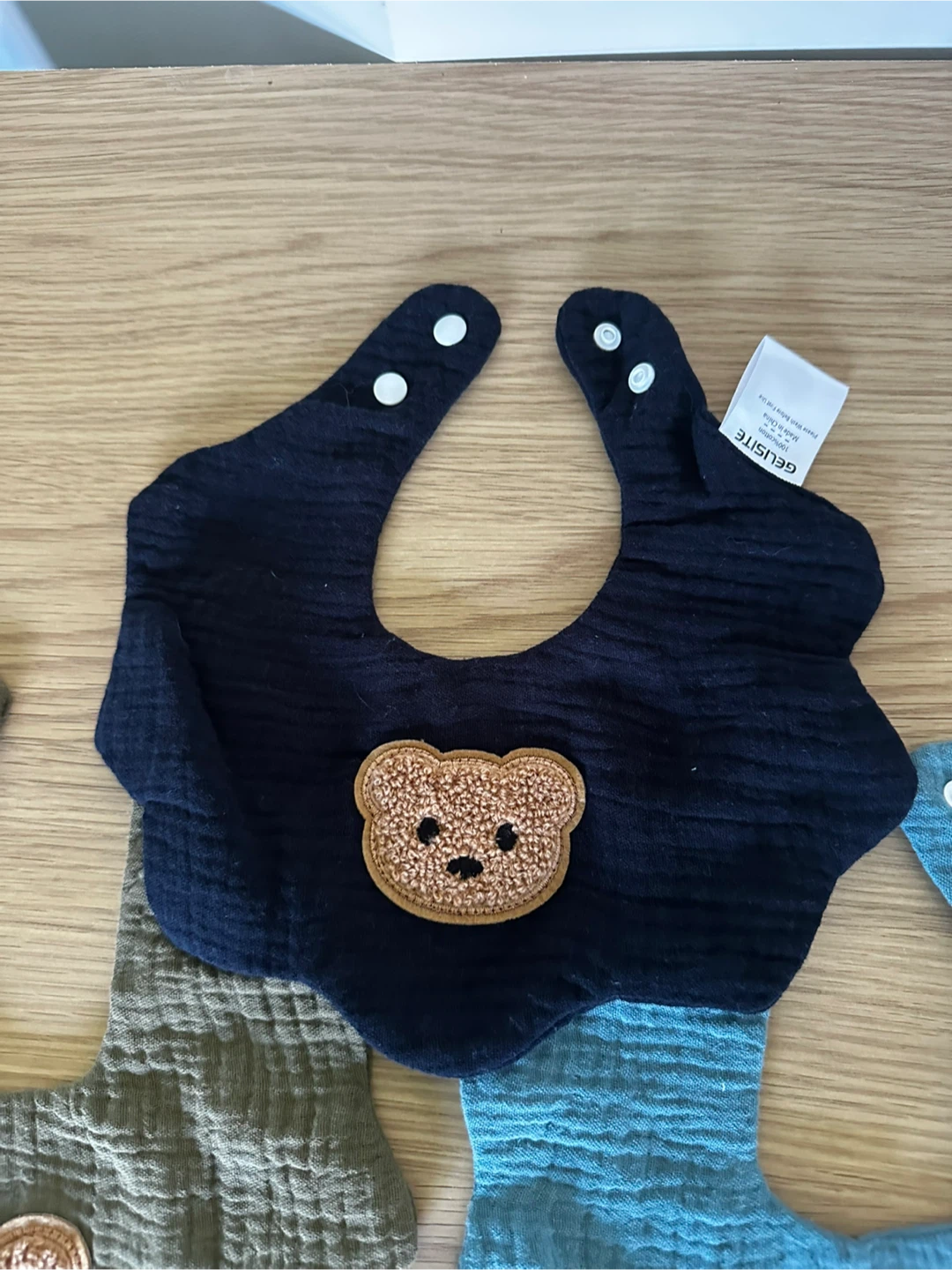 Brand new Baby Bibs with Teddy Bear Design - photo 3