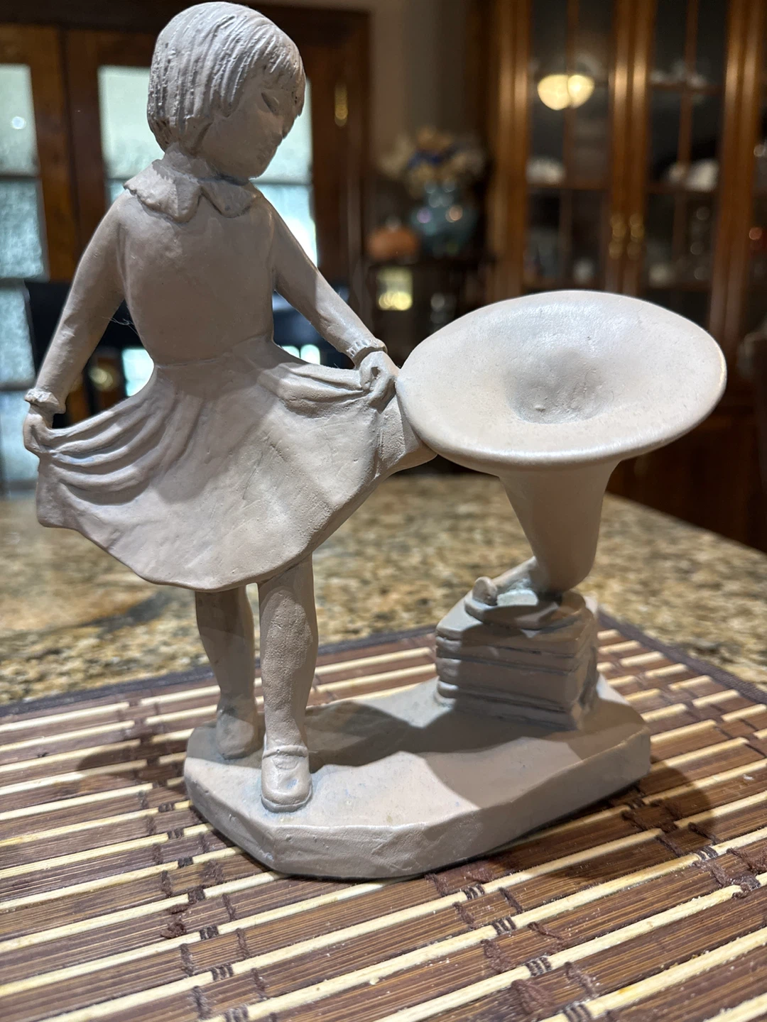 Girl with Gramophone - "Bustin Family Collection 1983"