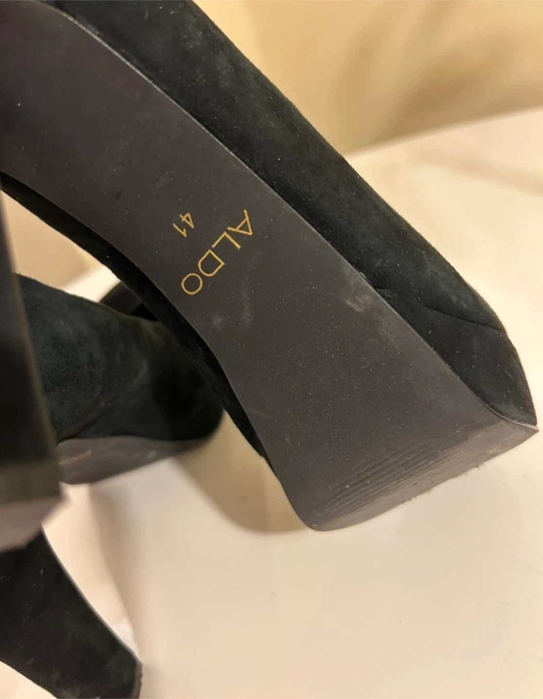 Aldo Black Suede Shoes - Size 41 - photo 3