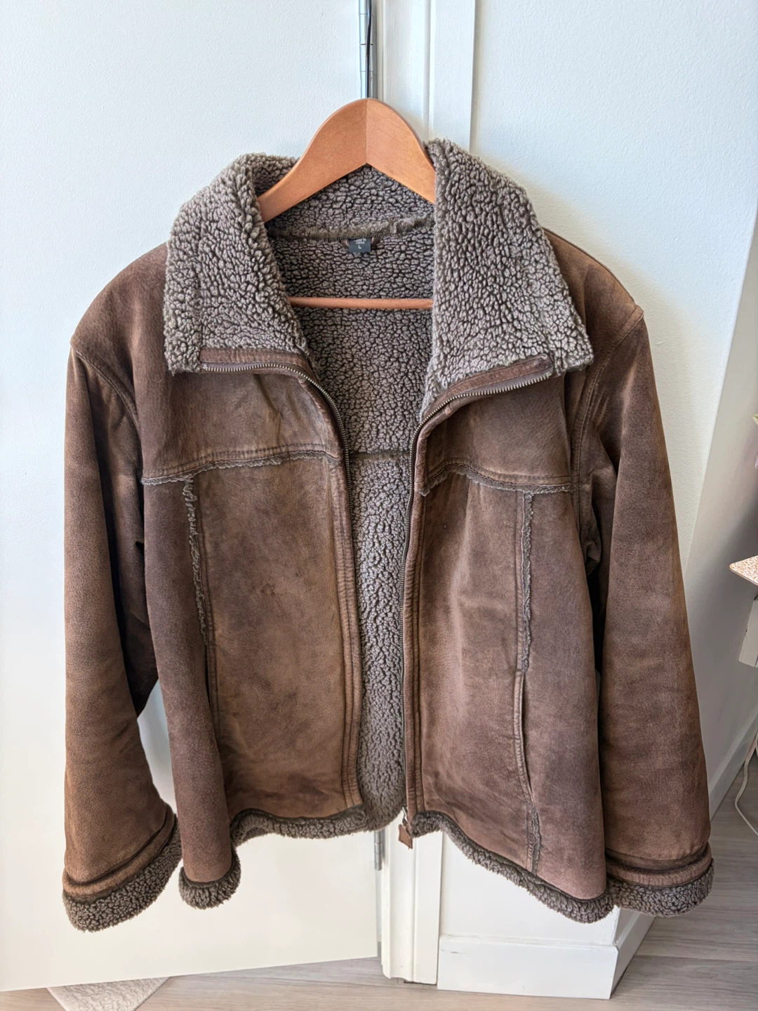 Vintage Brown Suede Jacket