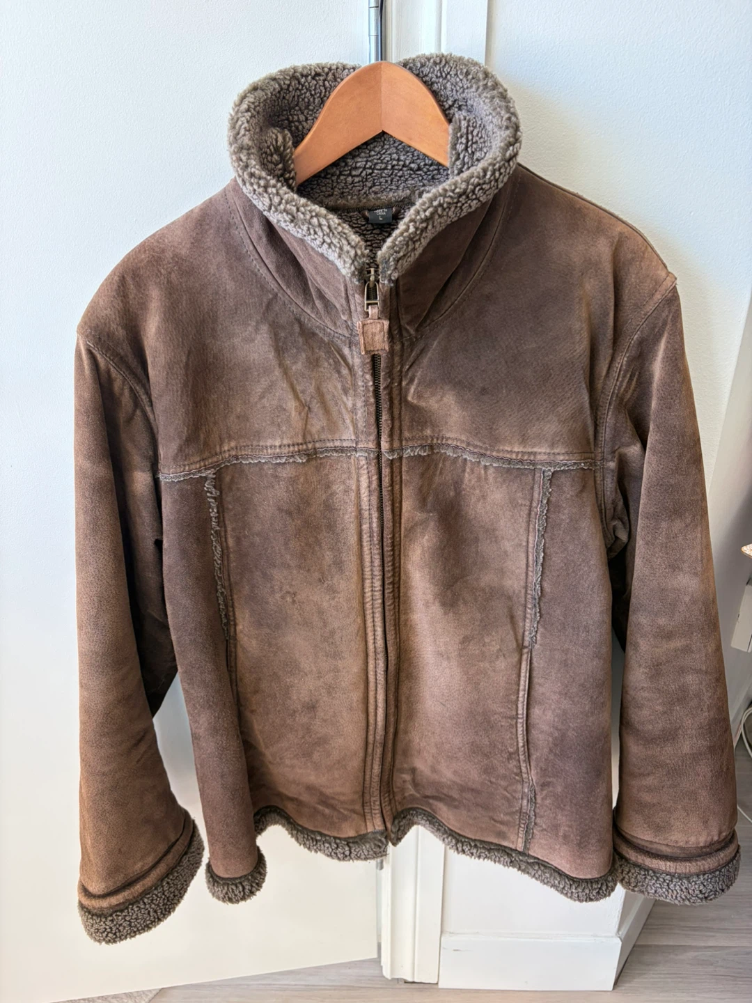 Vintage Brown Suede Jacket - photo 2