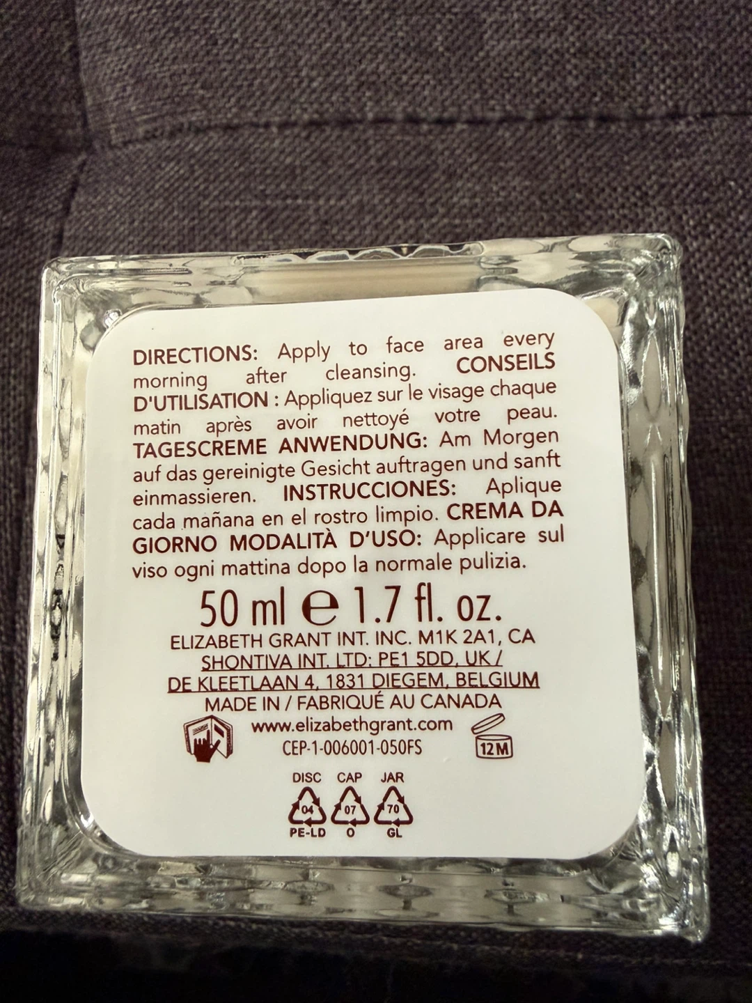 *Brand New, unopened* Elizabeth Grant Imperial Honey Day Cream - photo 3