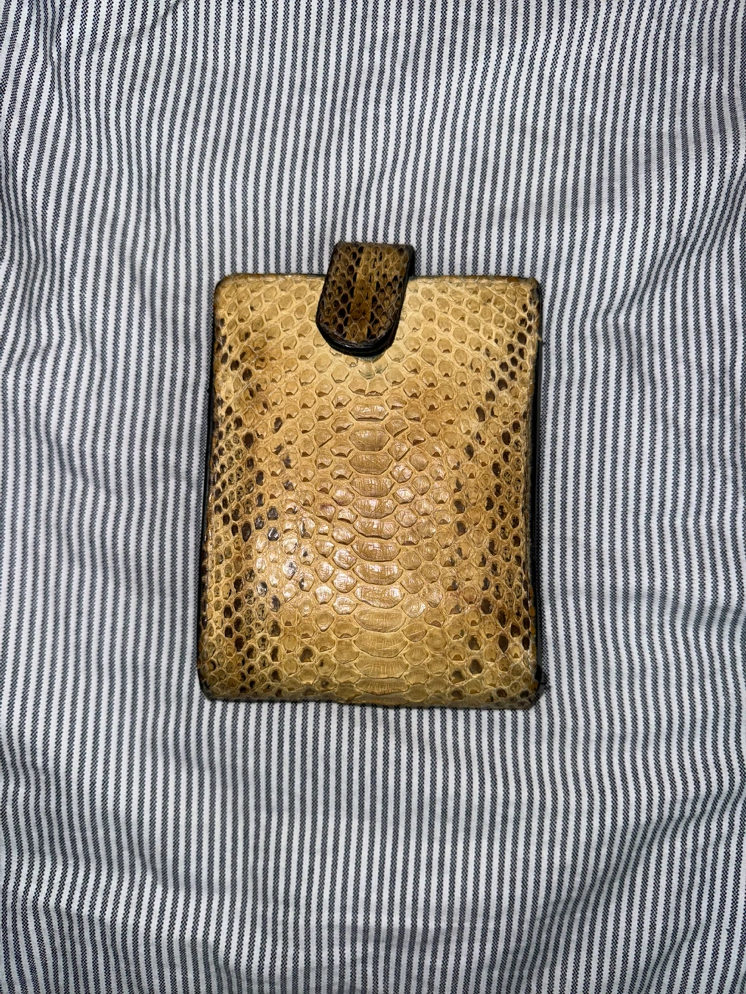 Rattlesnake skin wallet