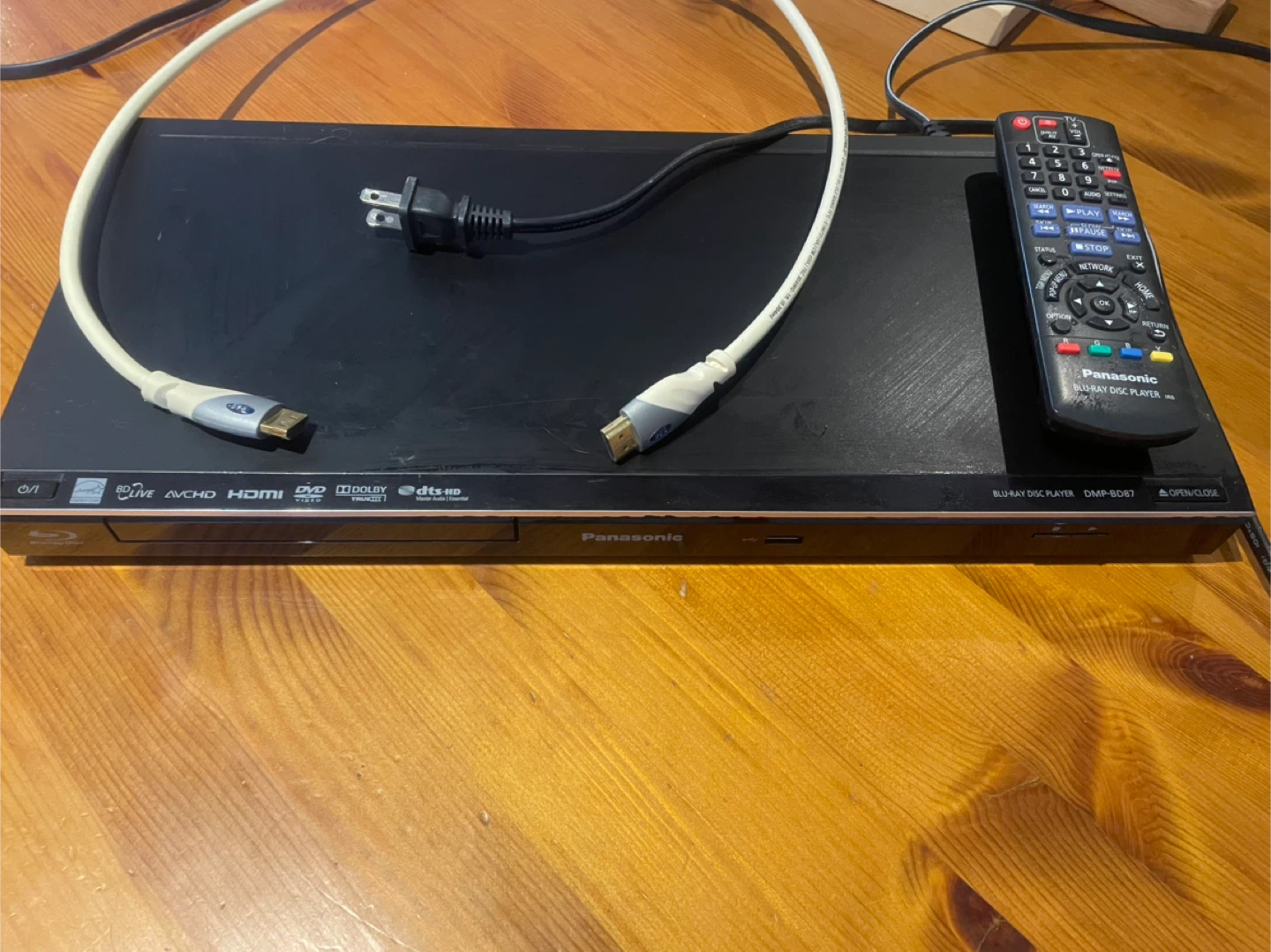 Panasonic Blue Ray Player