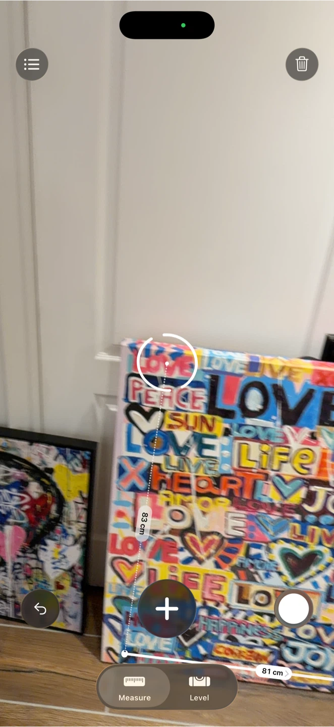 Colourful Collage Art Canvas Print 'Love, Peace, Happiness' - photo 2