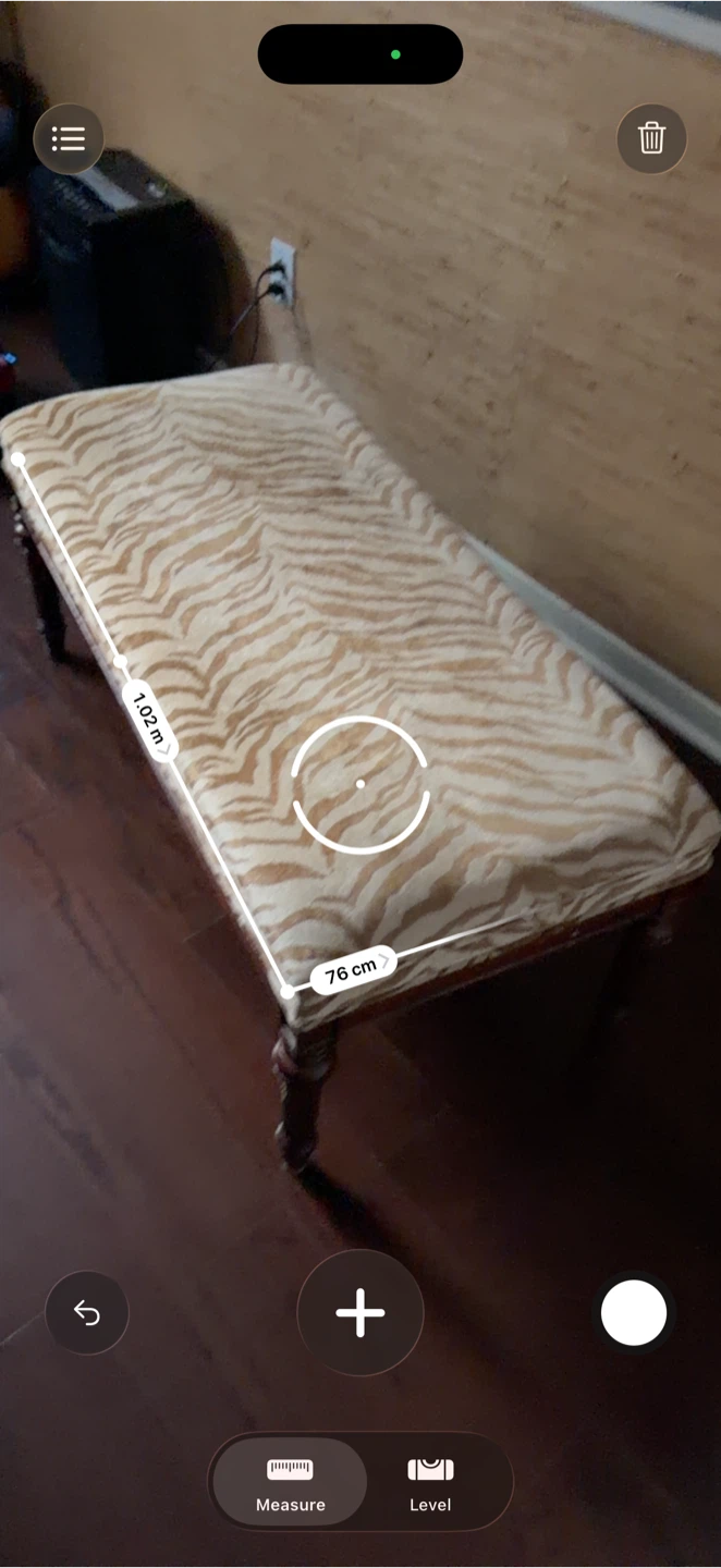 Zebra Print Ottoman Bench - photo 2