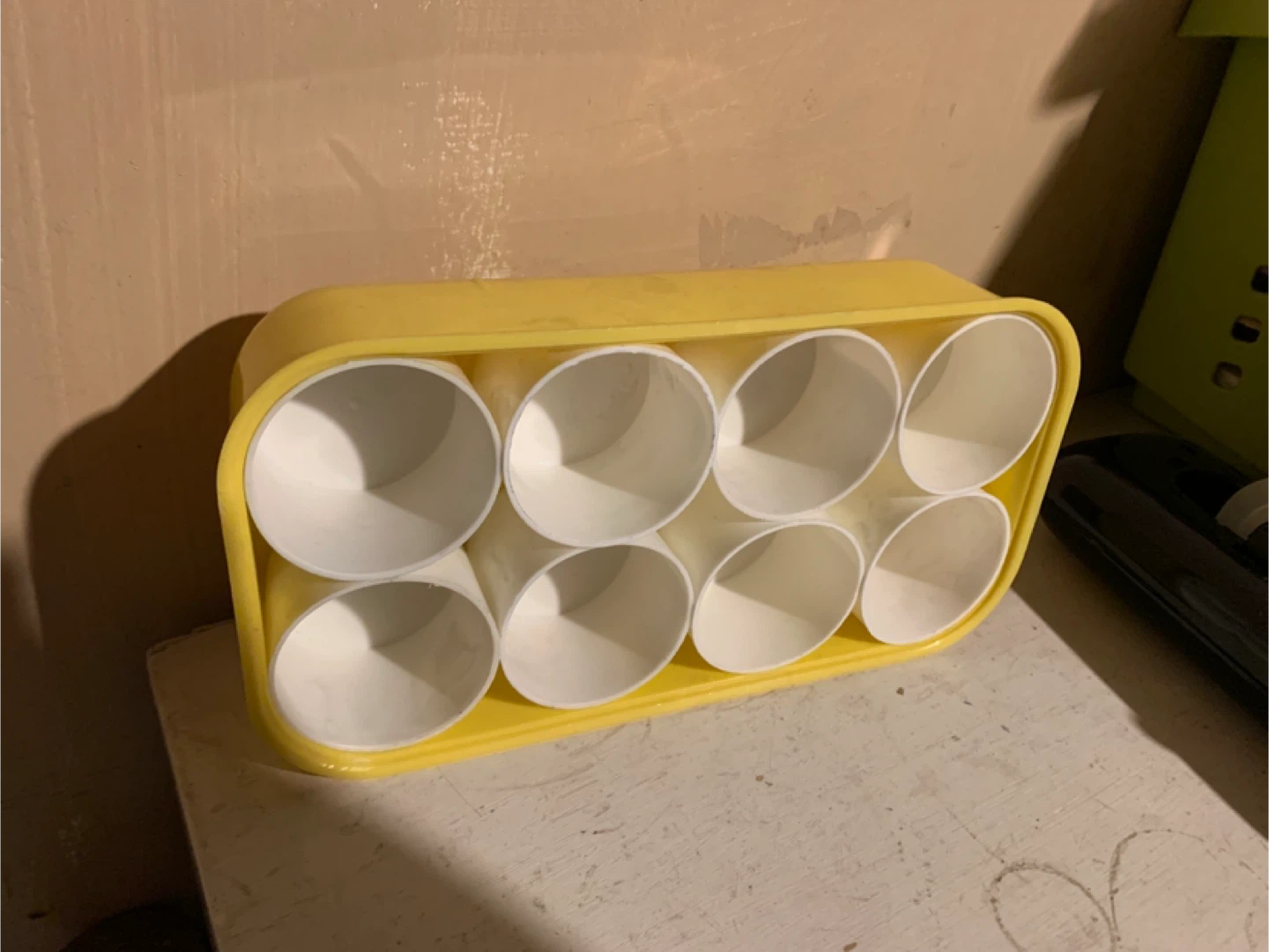 Yellow Egg Holder Tray