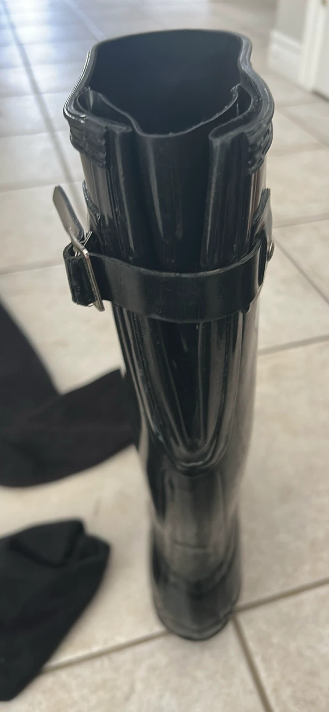 Hunter Tall Gloss Rain Boots with Socks - photo 4