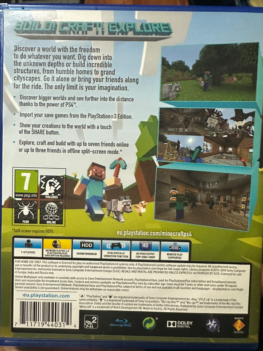 Minecraft PlayStation 4 Edition Video Game - photo 3
