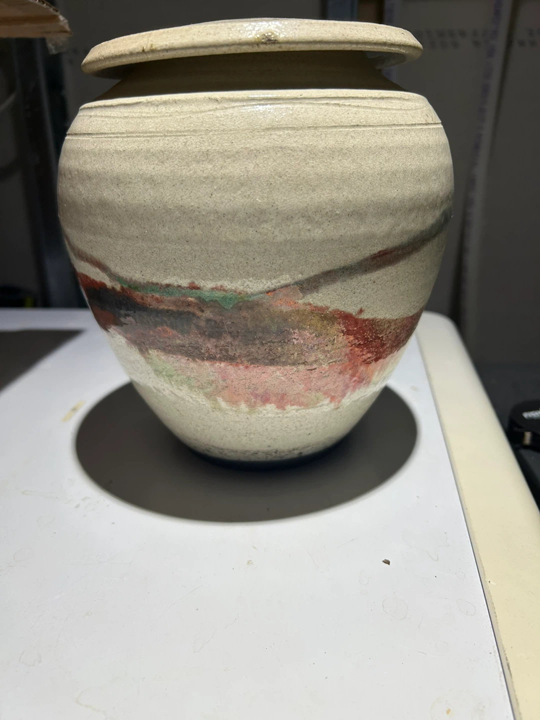 Raku Pottery Vase