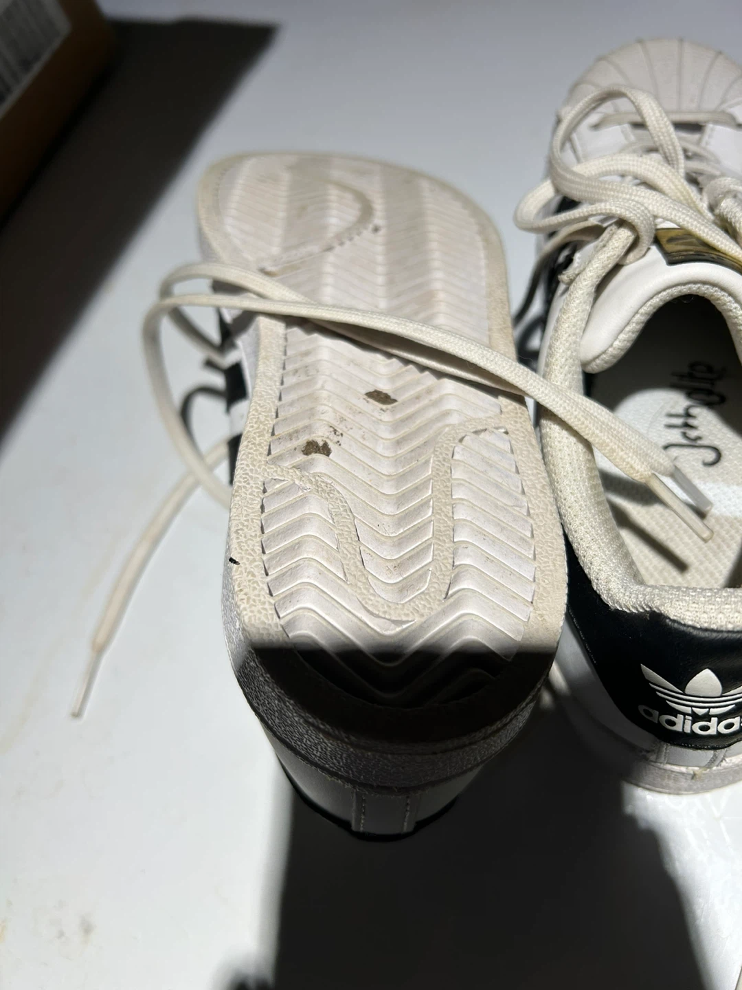 Adidas Superstar Shoes - White/Black - photo 3