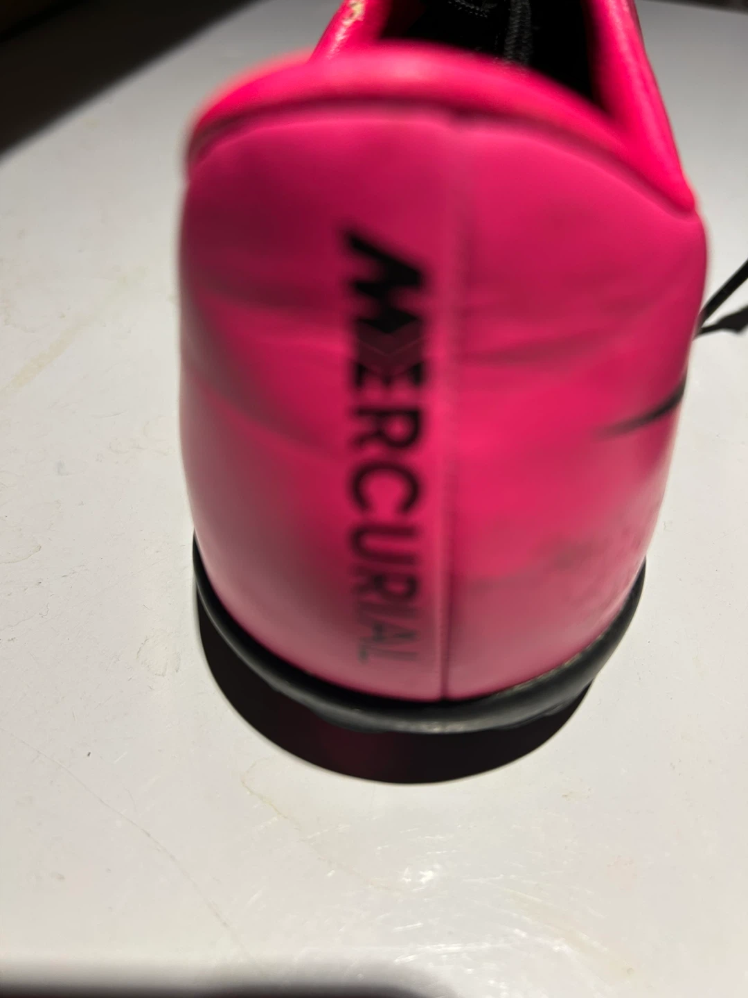Nike Mercurial Soccer Cleats - Youth Size 4Y Black/Pink - photo 3