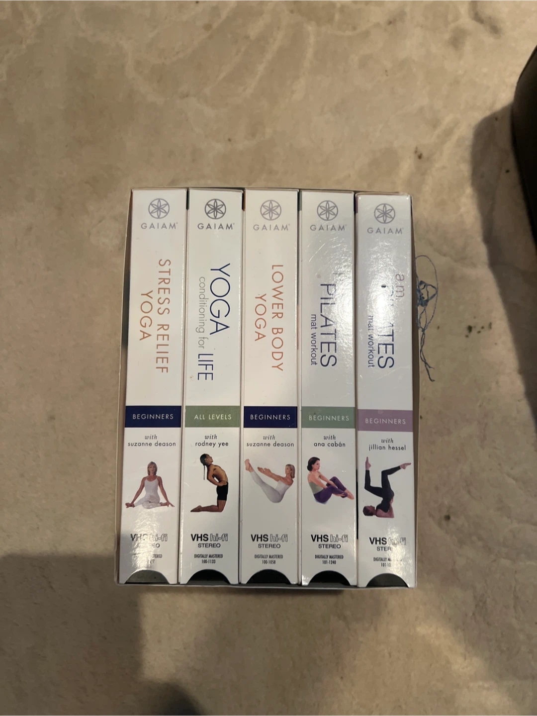 Gaiam Yoga & Pilates VHS Set