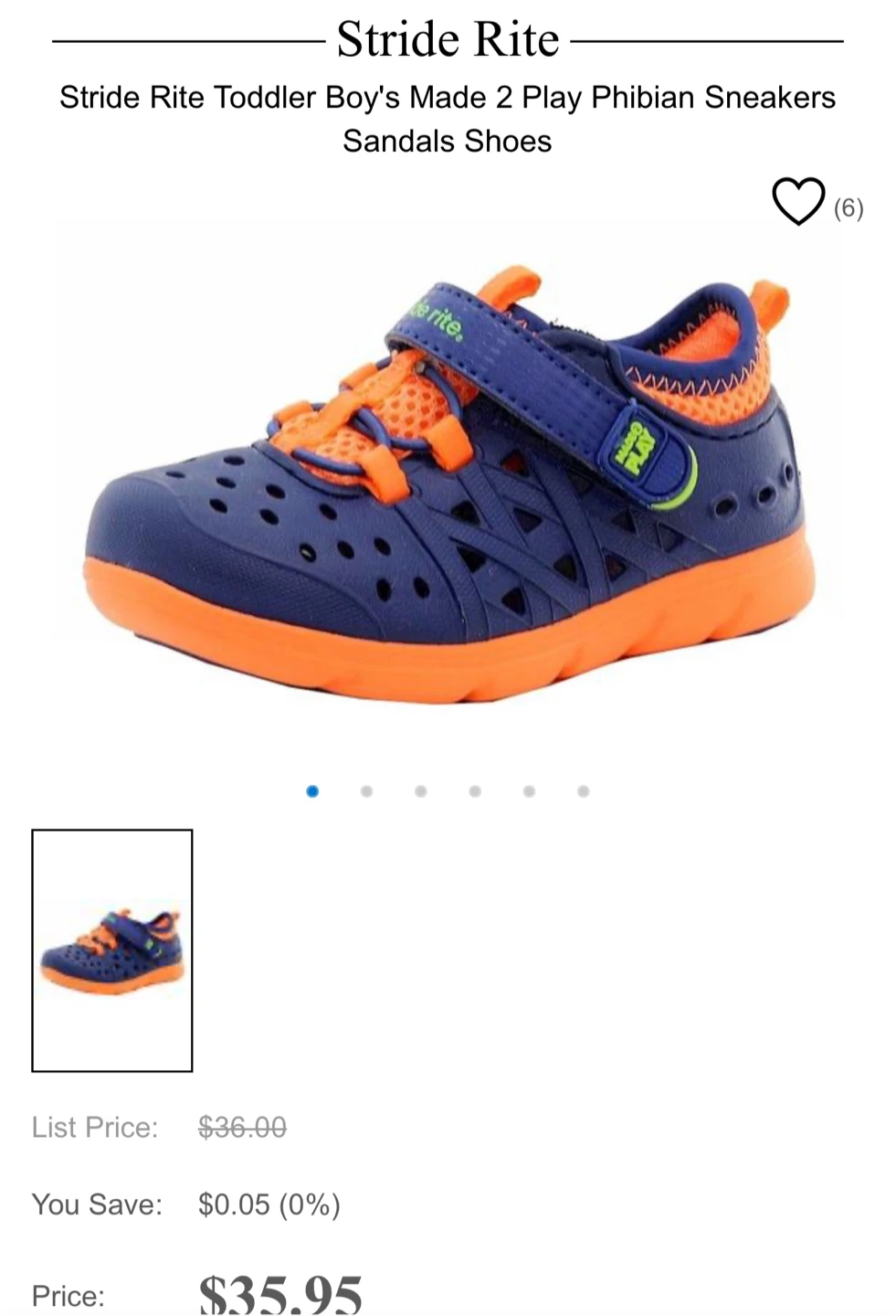 Stride Rite Toddler Boy's Made 2 Play Phibian Sneakers