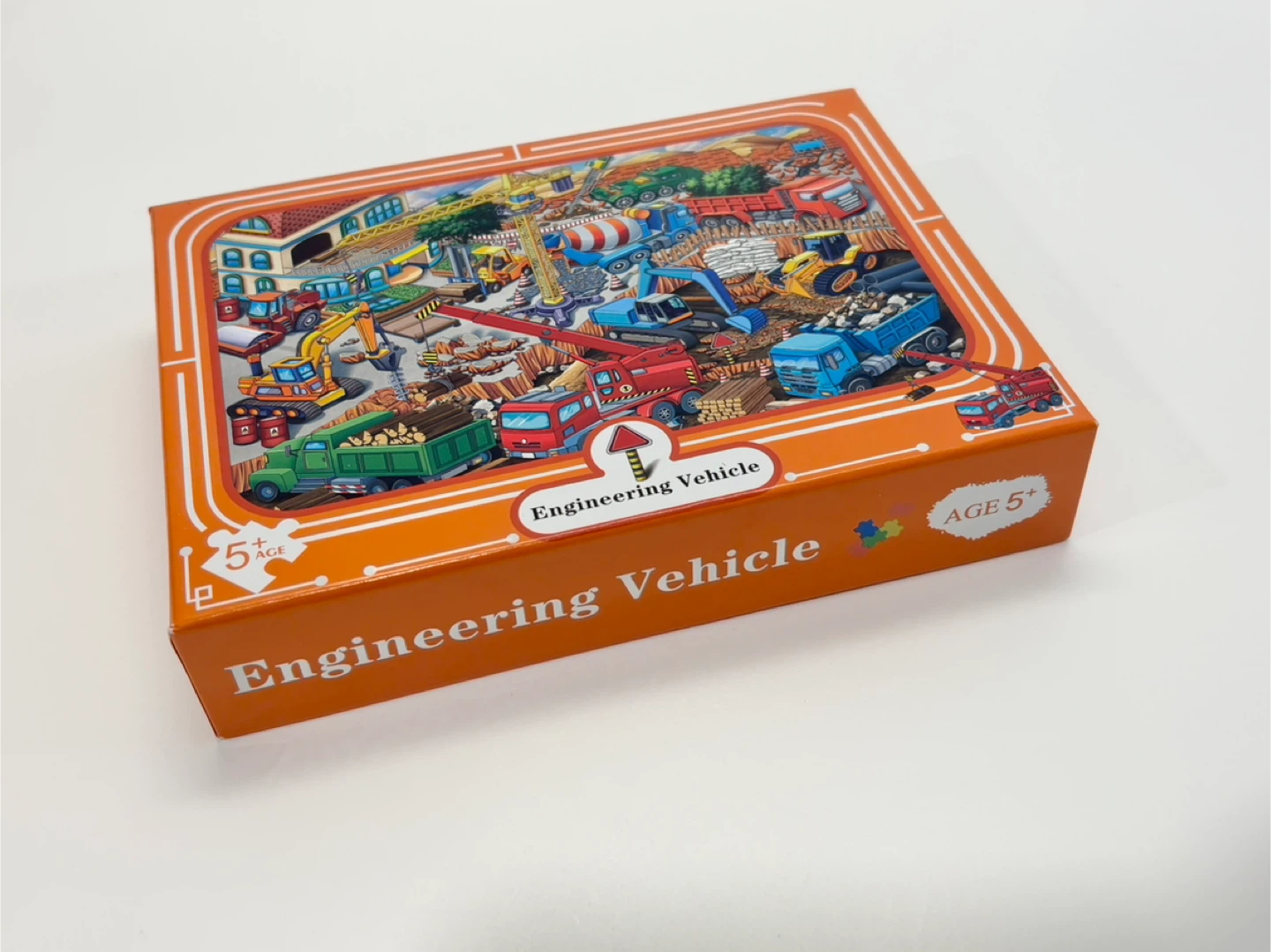 Kids puzzle ages 5-10 Engineering Vehicles cars trucks - photo 2