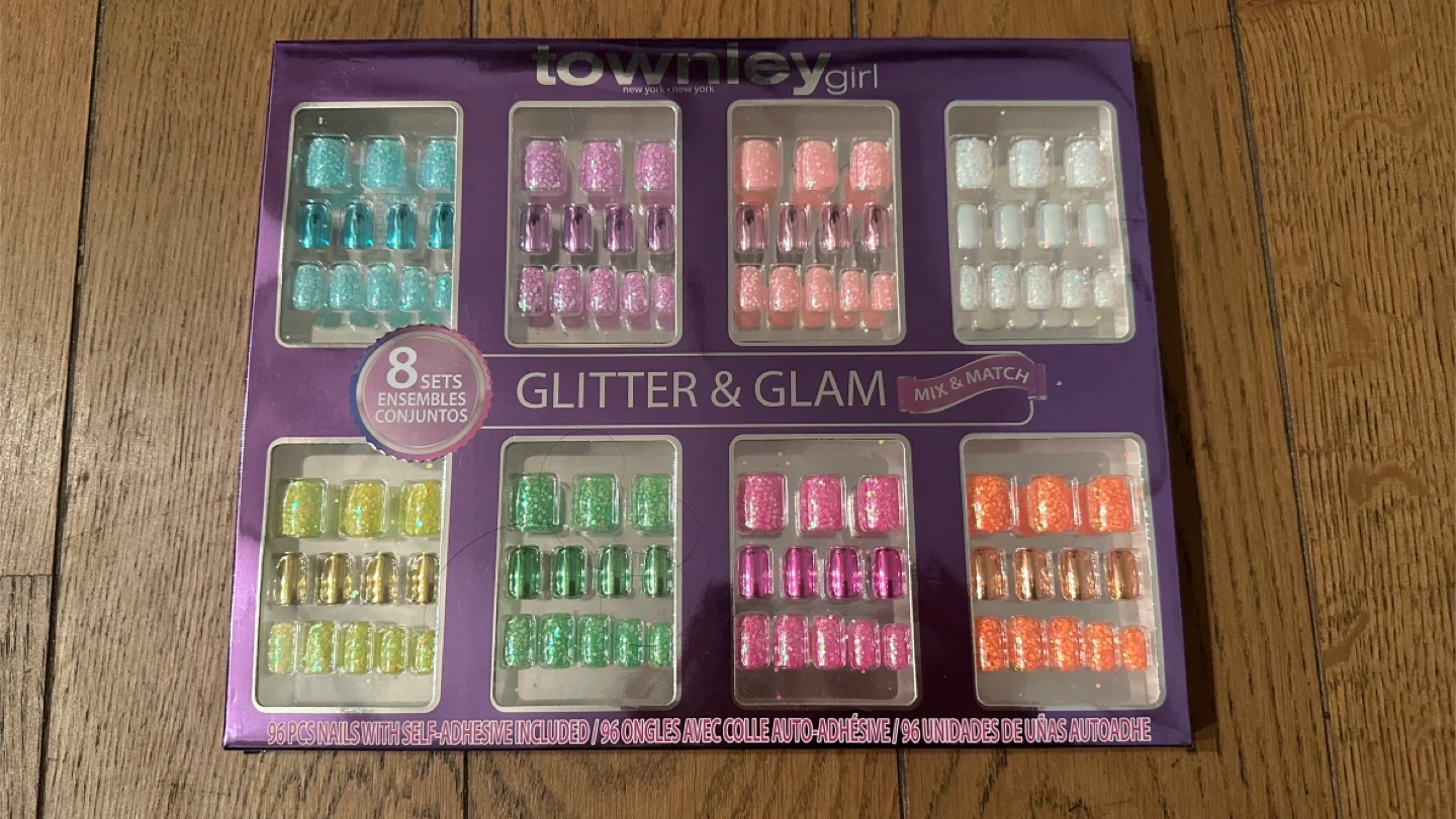 Townley Girl Glitter & Glam Press-On Nails (96 pcs)