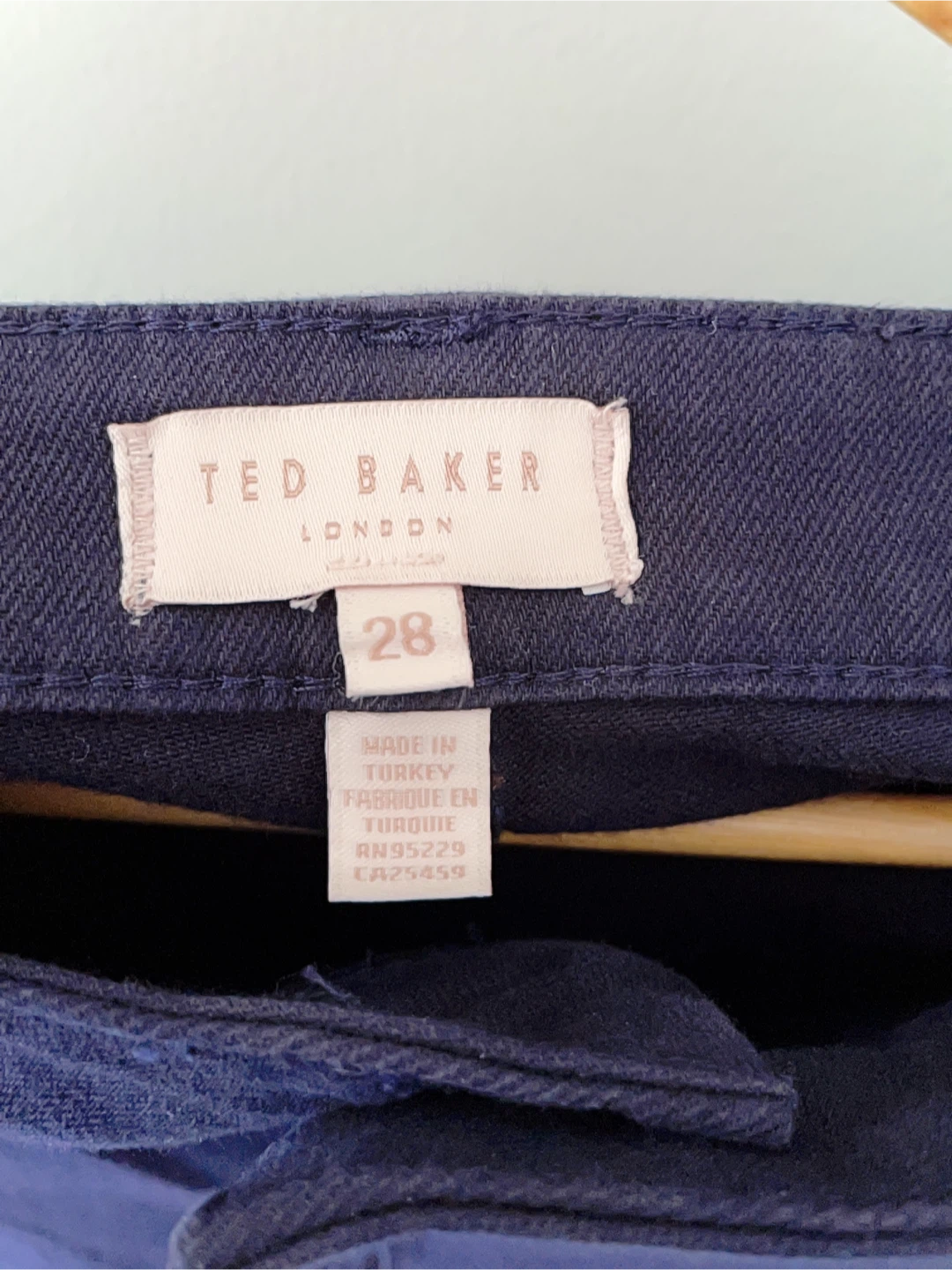 Ted Baker London Women's Navy Cropped Pants Size 28 - photo 2