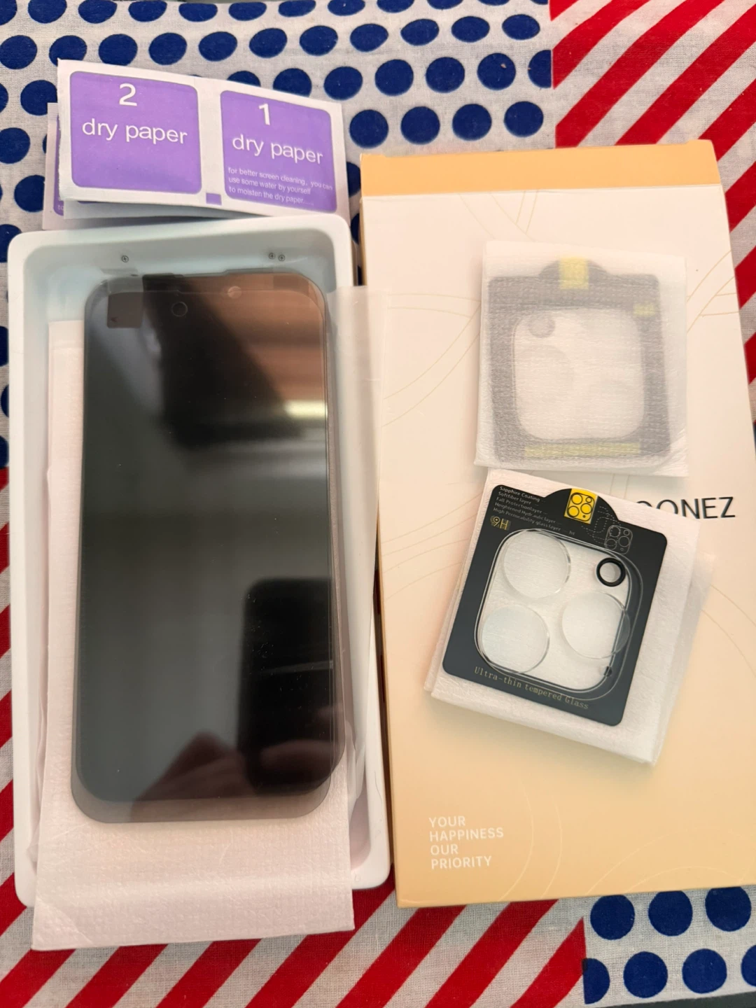 Iphone 16 pro Screen Protector & Camera Lens Protector
