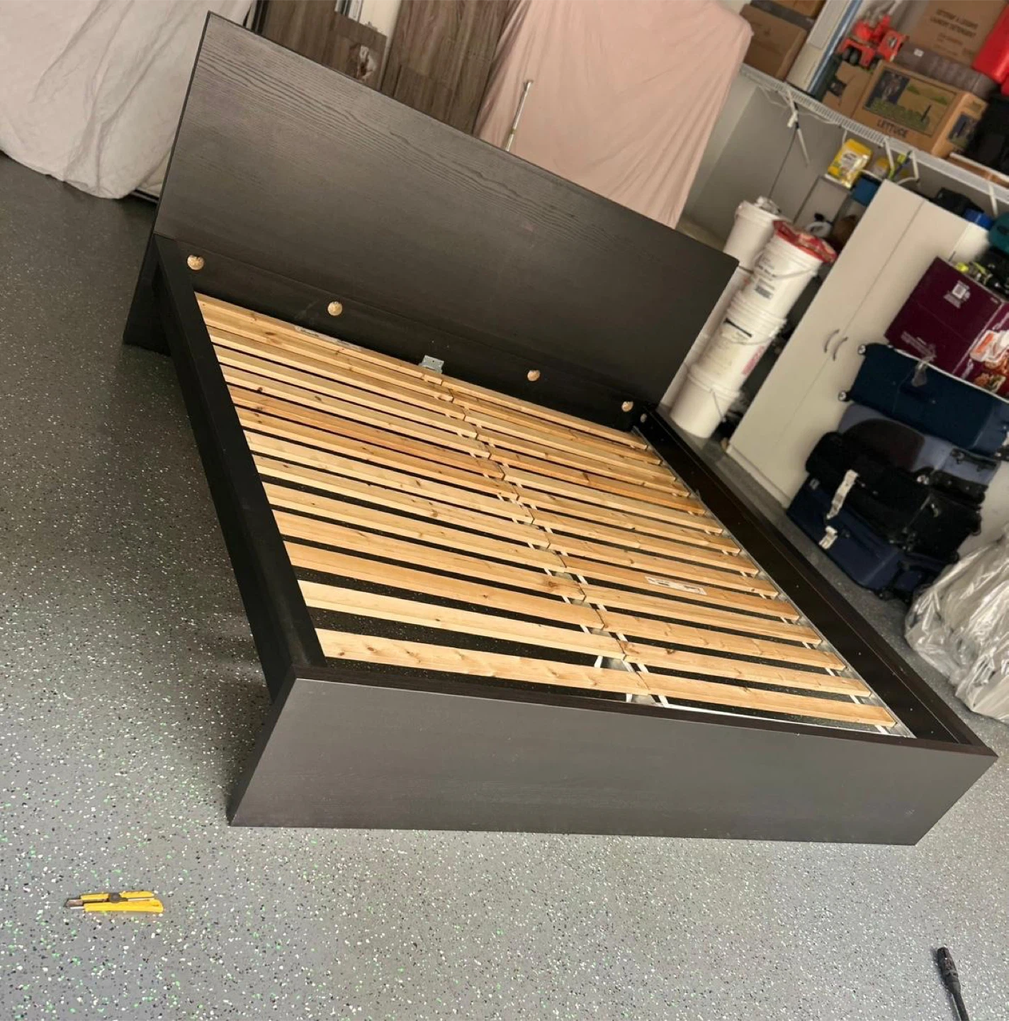 King bed frame
