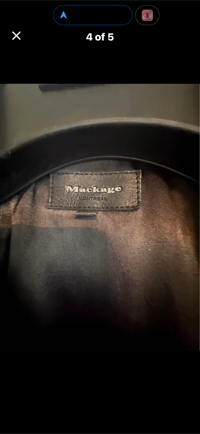Mackage Montreal Black Wool & Leather Trench Coat - photo 3