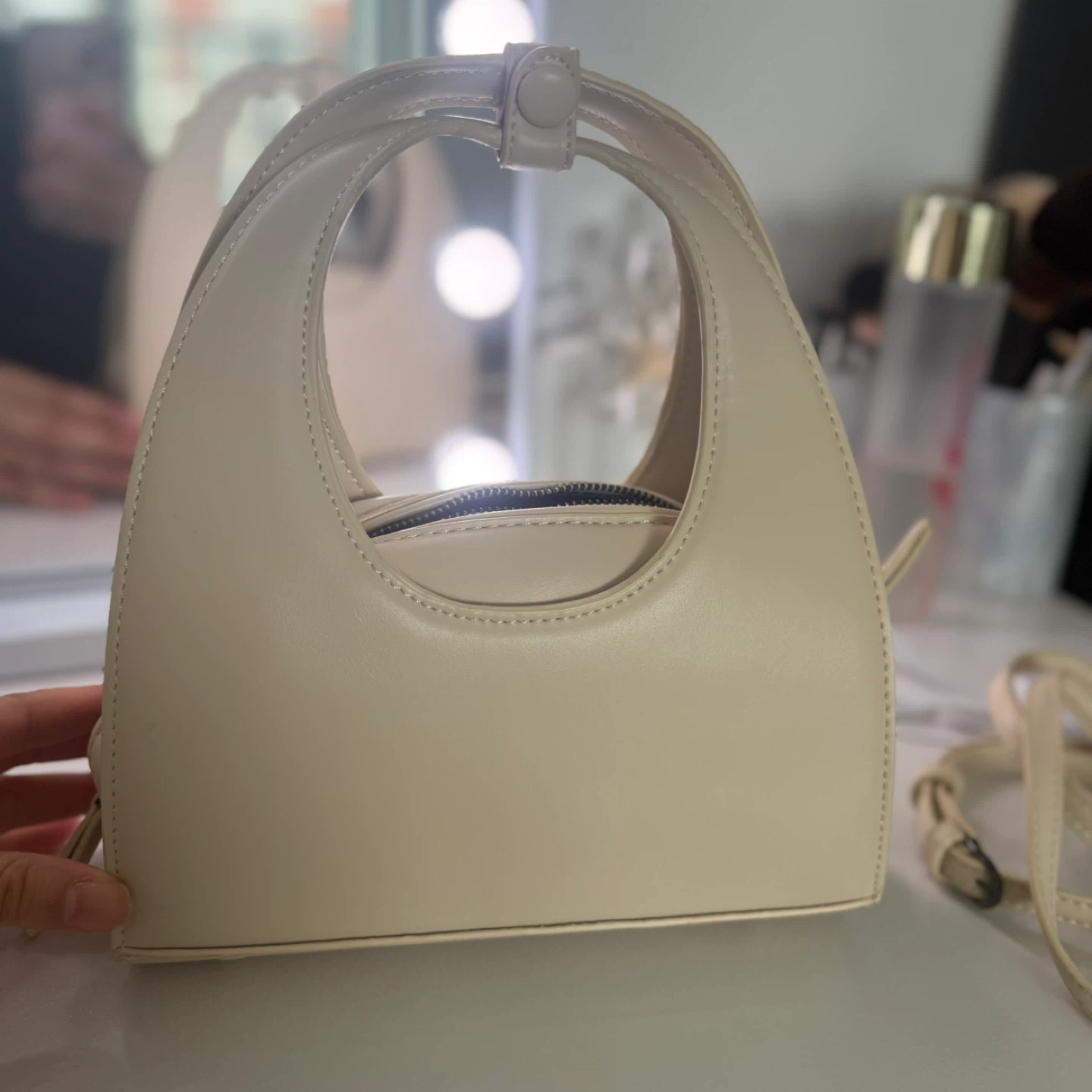 Zara Cream Handbag