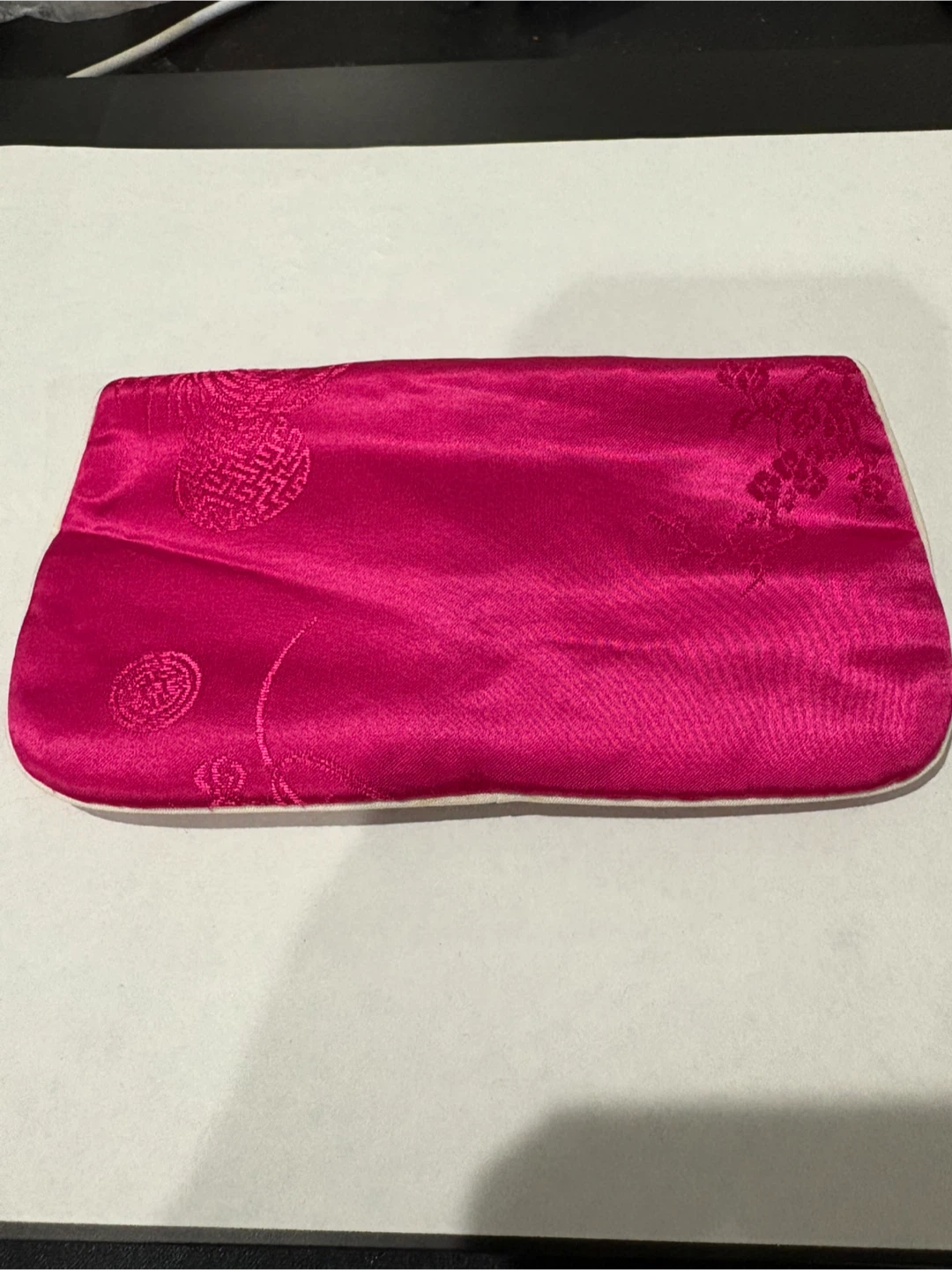 Pink Satin Clutch Bag - photo 2