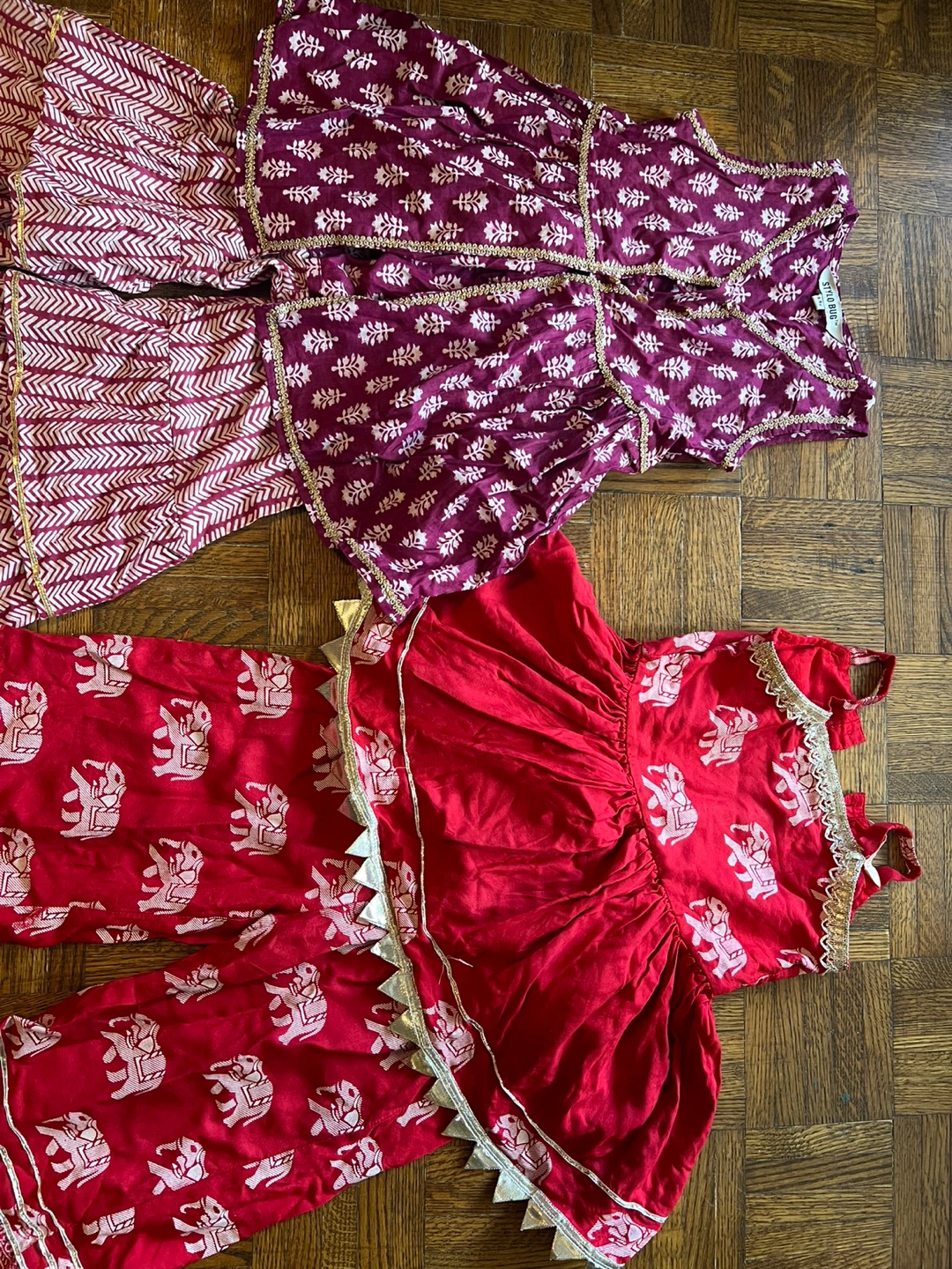 4/5 years Kids Elephant Print Sharara Set - photo 2