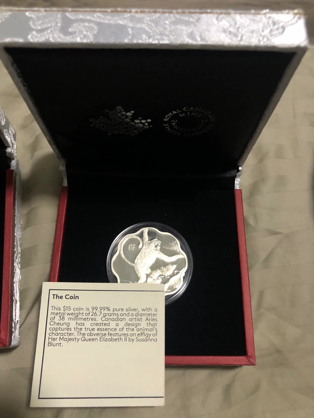 Royal Canadian Mint 99.99% Pure Silver Coin - photo 2